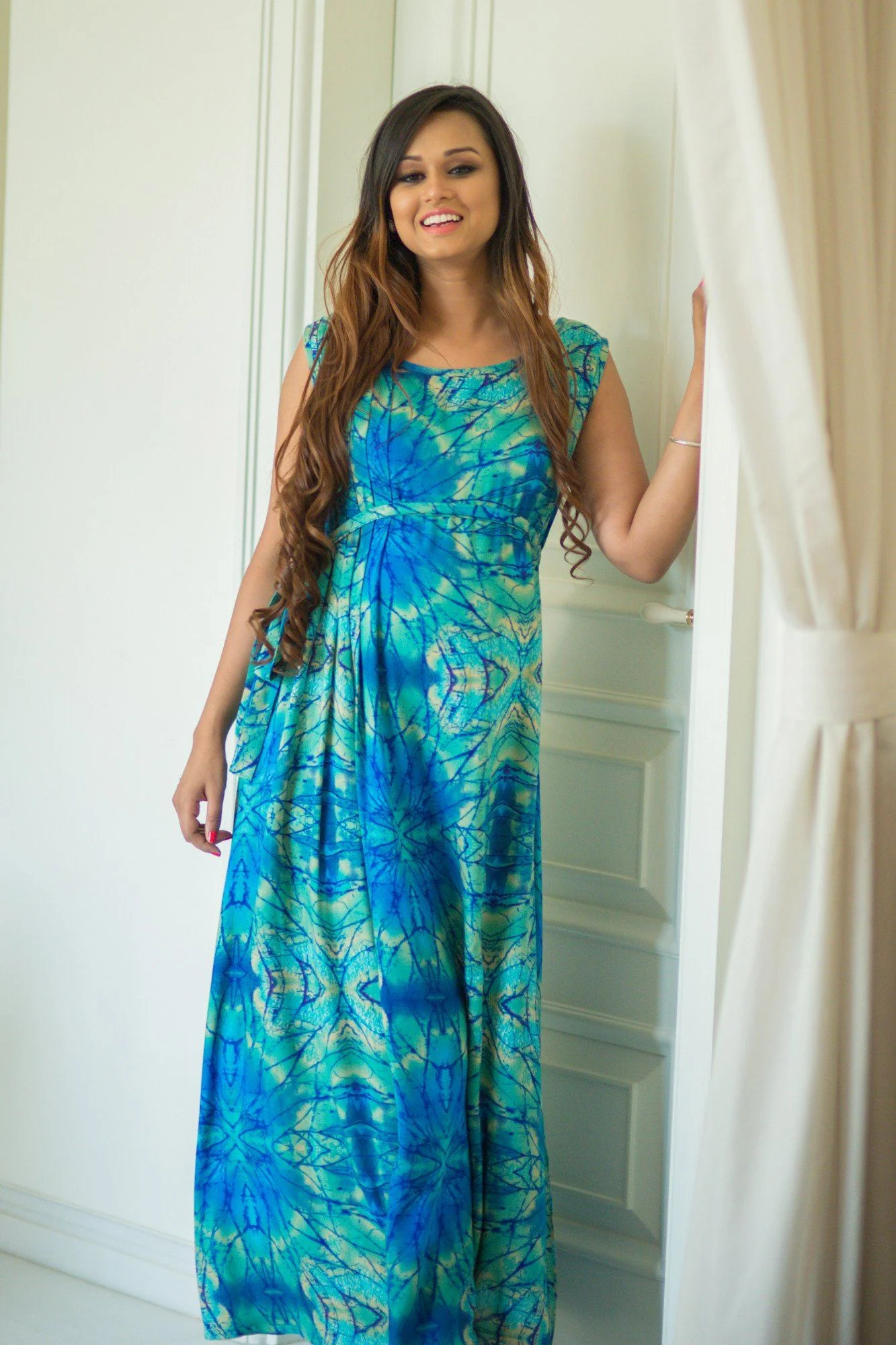 Sea Breeze Baltic Maternity Maxi Dress - Chenance
