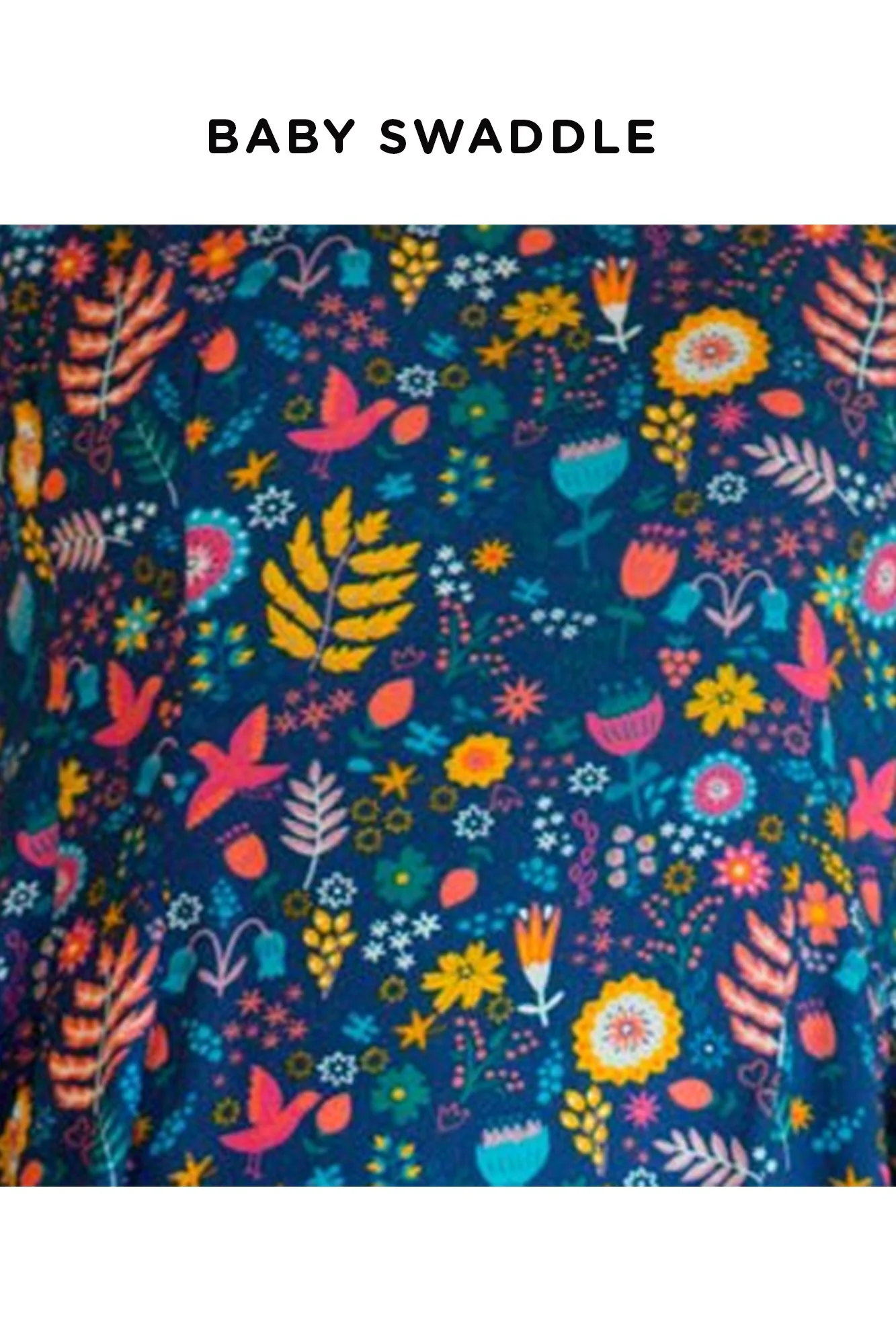 Set of 2 - Midnight Blue Shoulder Snap Delivery Gown + Matching Baby Swaddle - Chenance