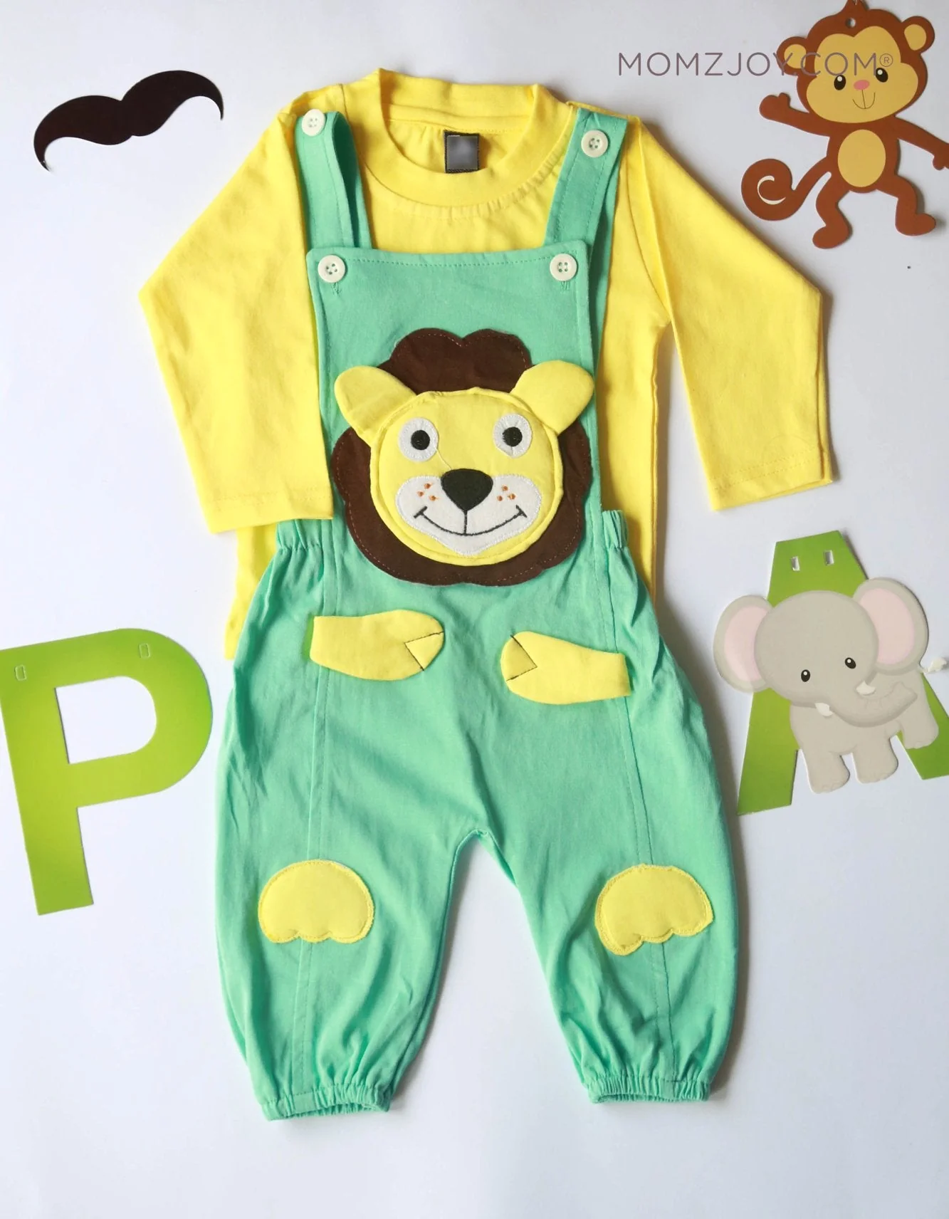 Yellow Baby African Safari Set (0-18m) - Chenance