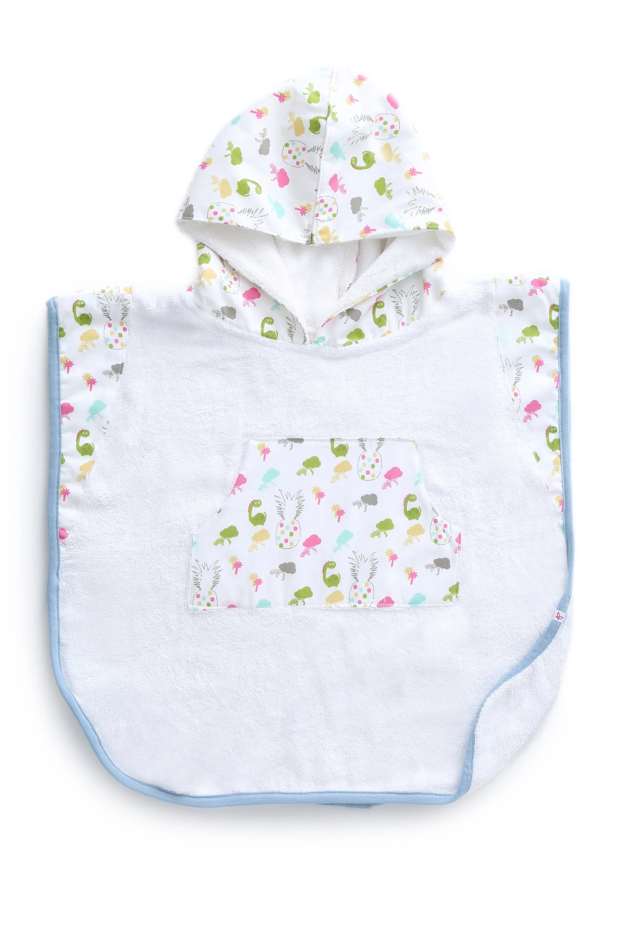 Dino Party - Hooded Poncho - Chenance