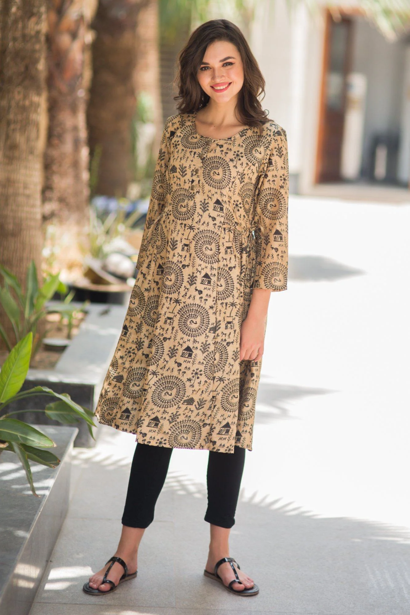 Worli Moonflower Nursing Kurta - Chenance