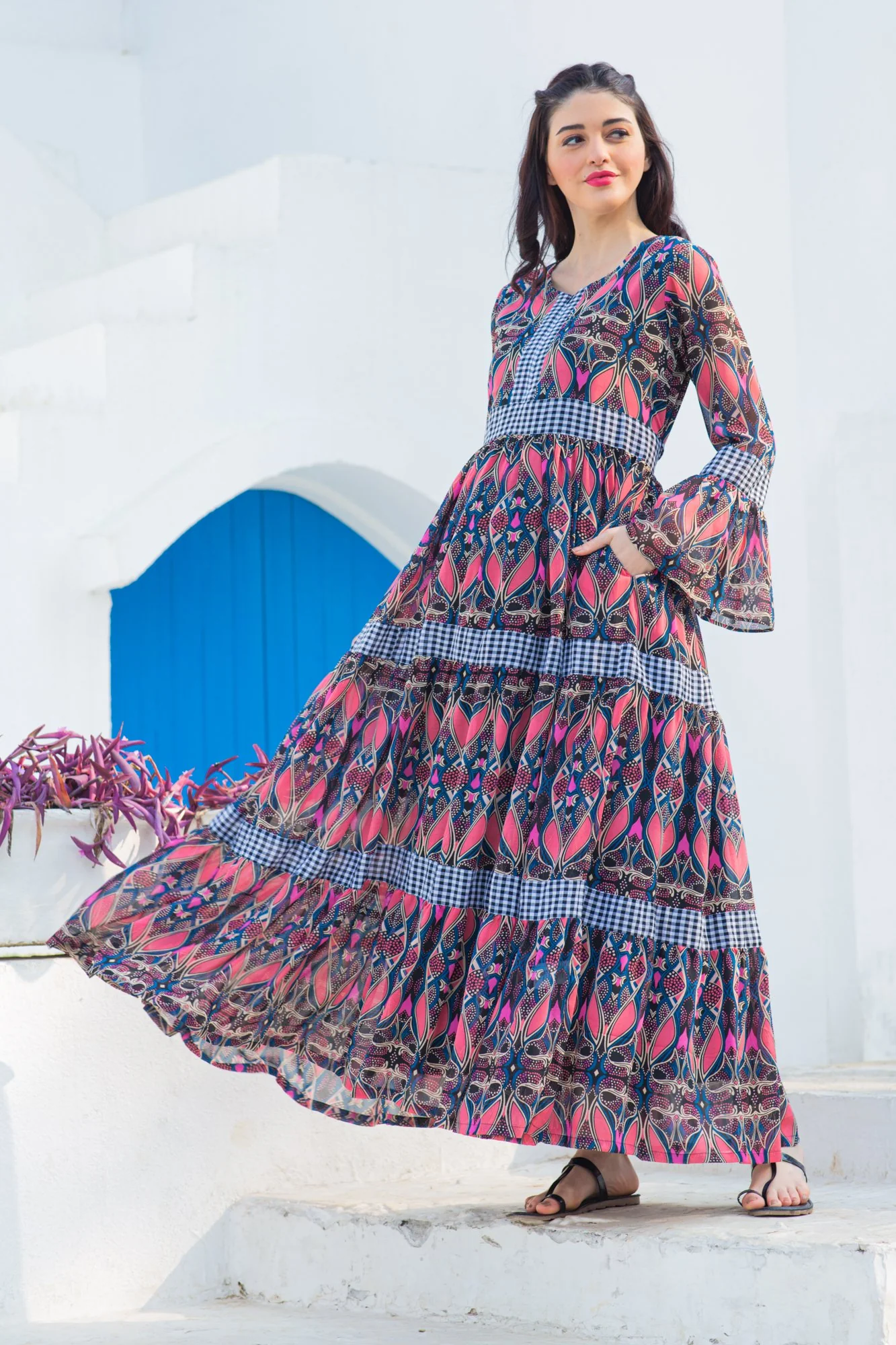 Taffy Noir Maternity & Nursing Dress - Chenance