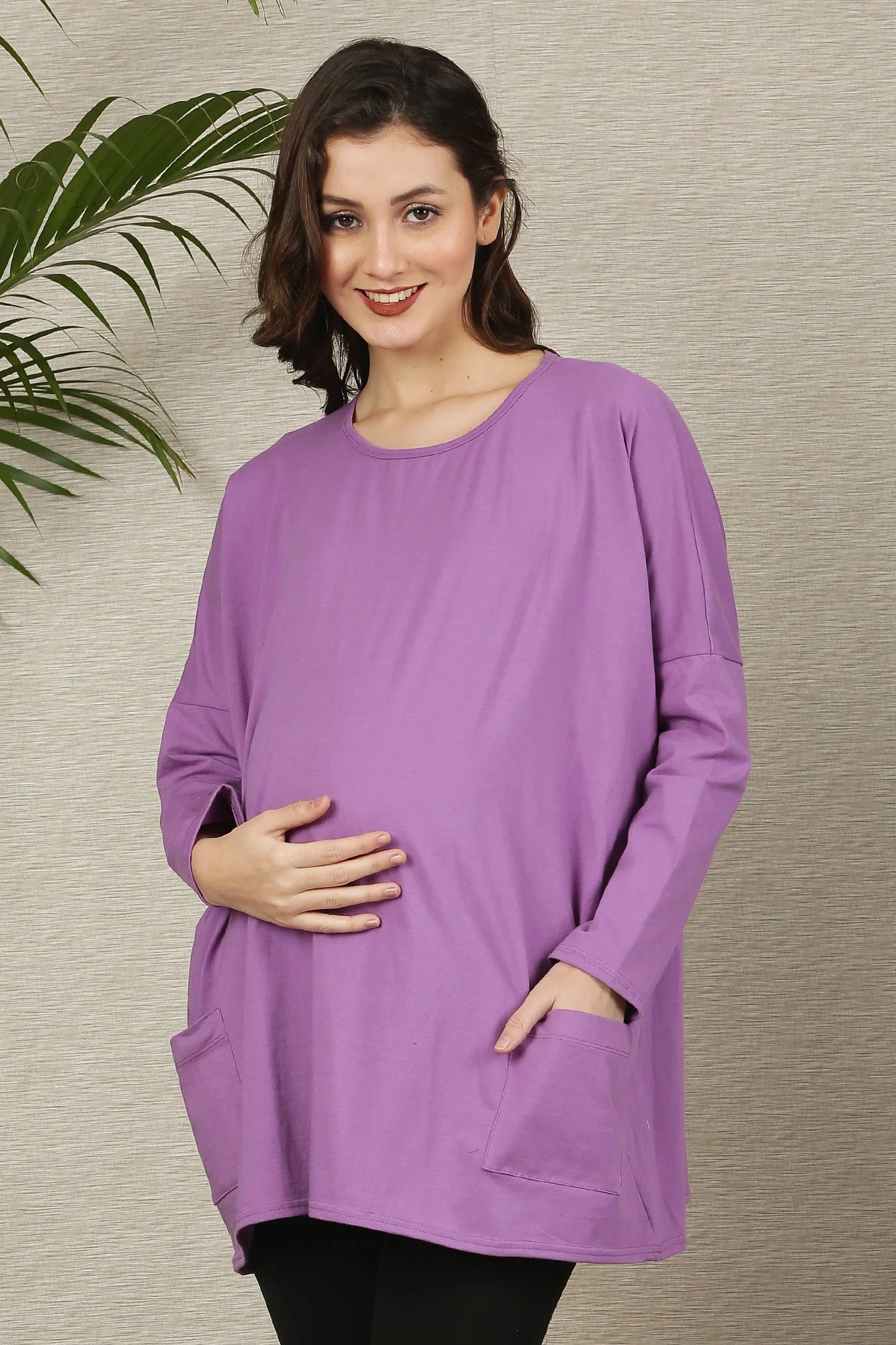 Chic Orchid Maternity Top - Chenance
