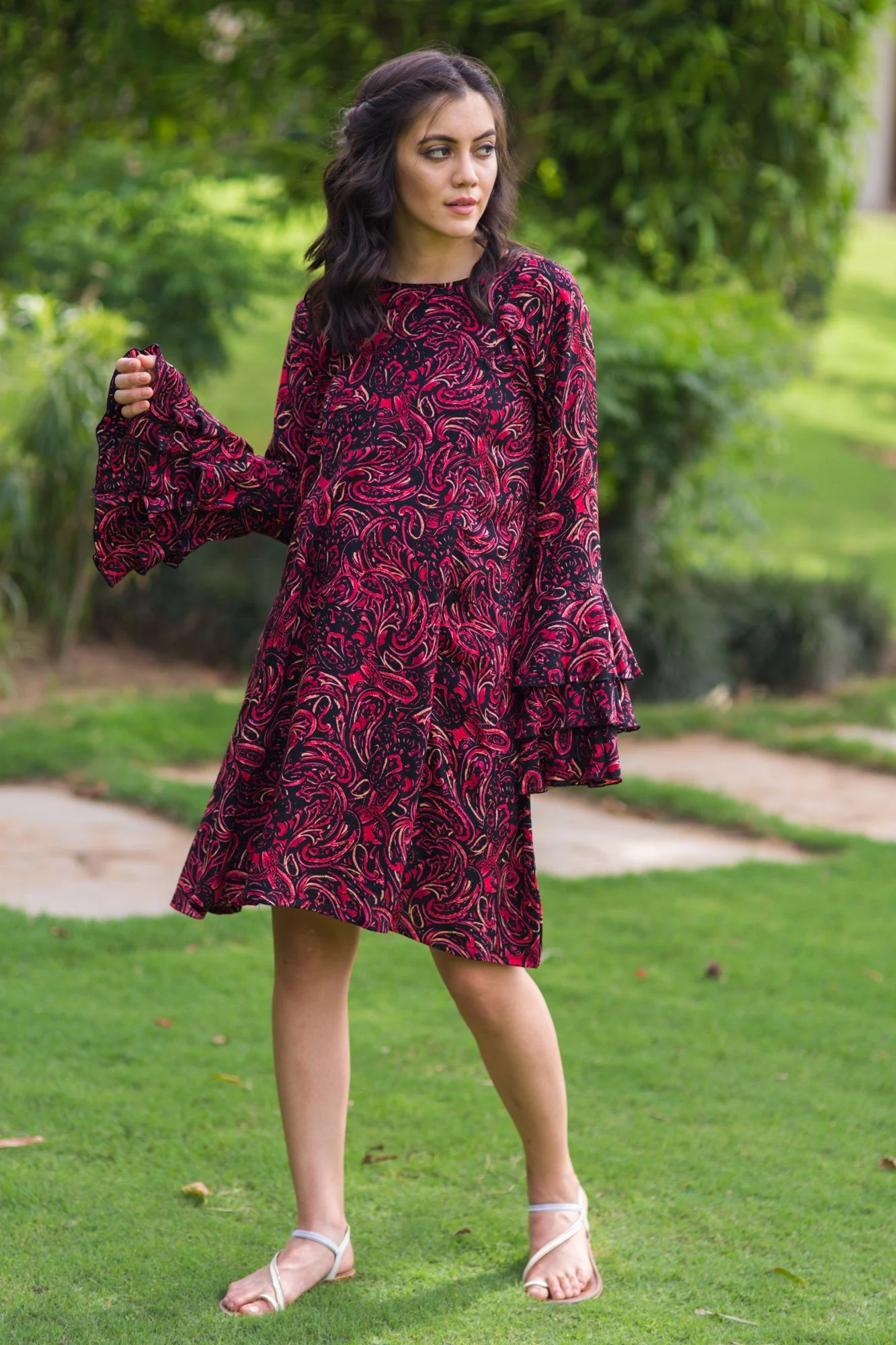 Raspberry Maze Maternity & Nursing Kurta Dress - Chenance