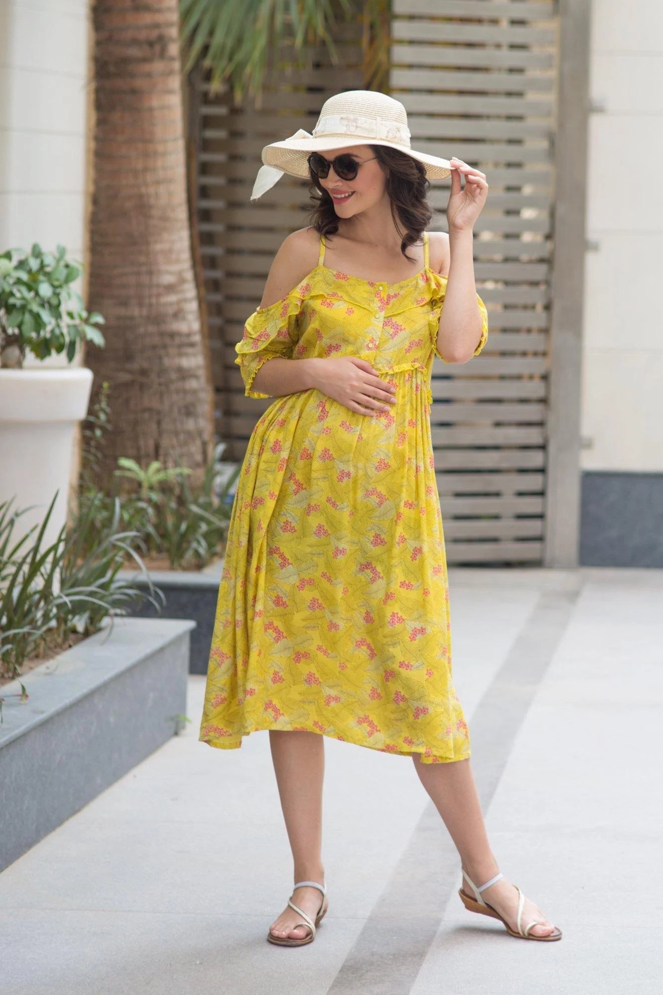 Summer Lovin' Front Zip Maternity & Nursing Maxi - Chenance