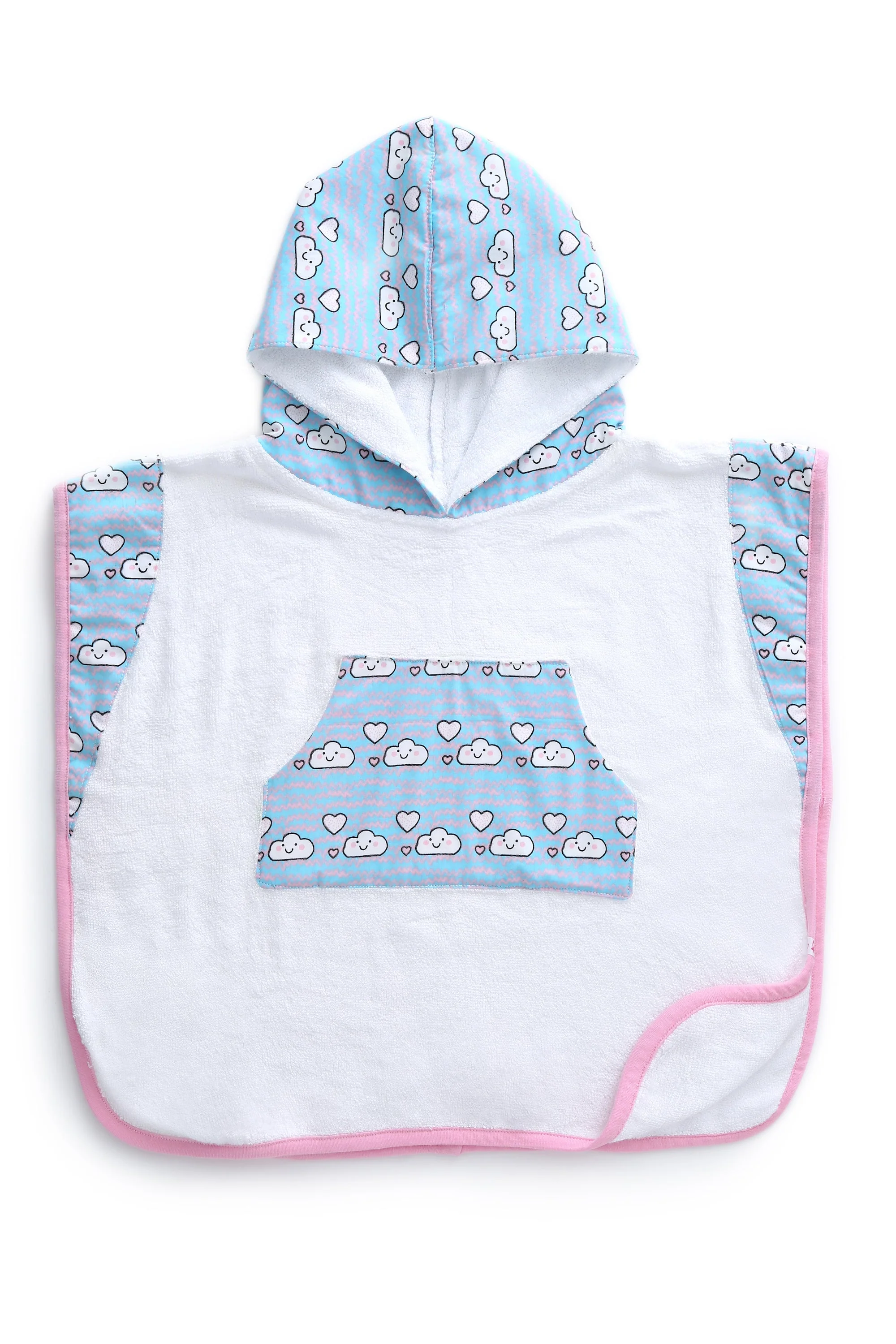 Cloudy Day - Hooded Poncho - Chenance