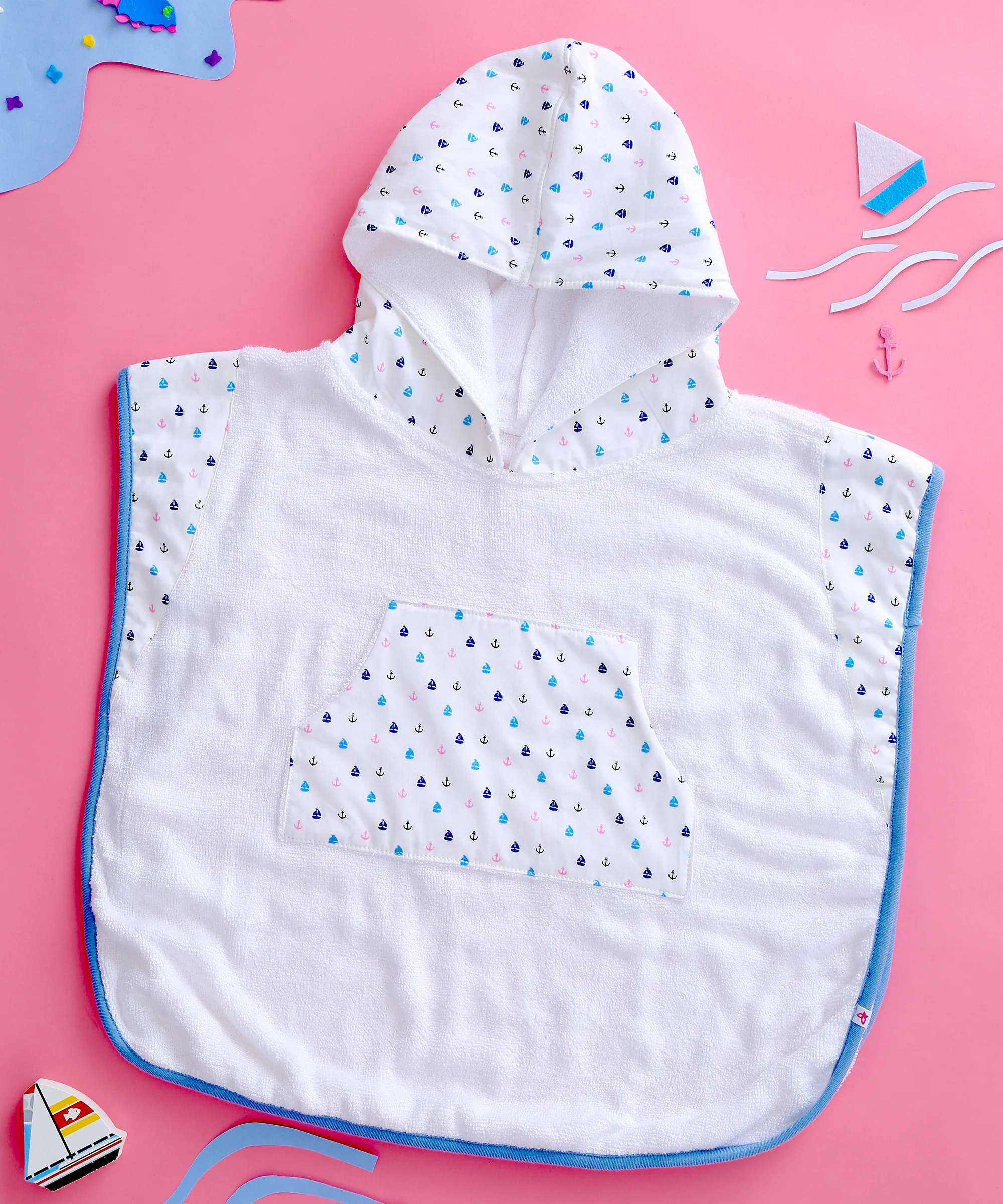 Sail Away - Hooded Poncho - Chenance