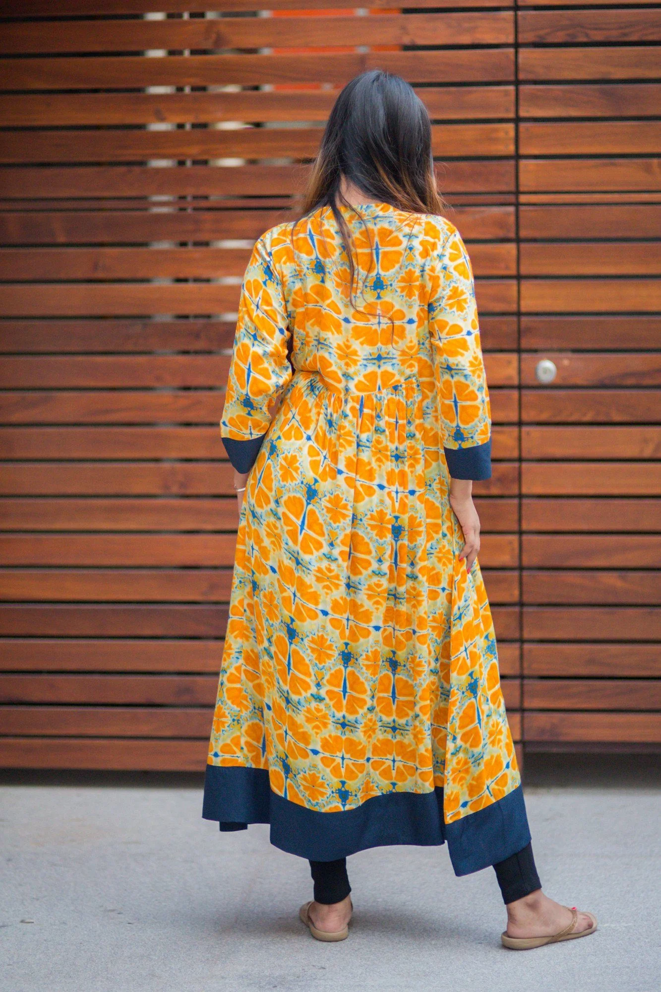 Vibrant Yellow Nursing Kurta - Chenance