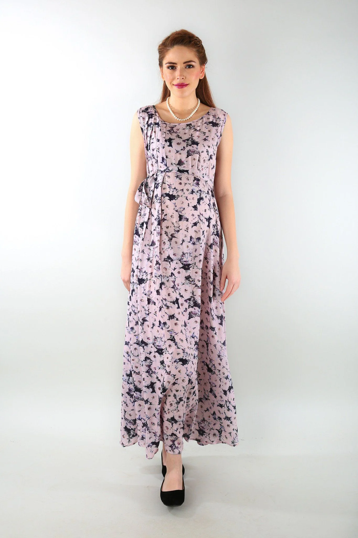 Cameo Pink Flair Maternity Dress - Chenance