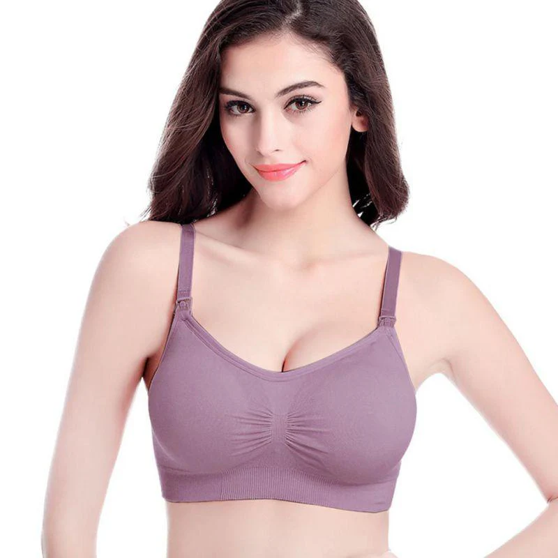 Purple Heather Maternity & Nursing Bra - Chenance