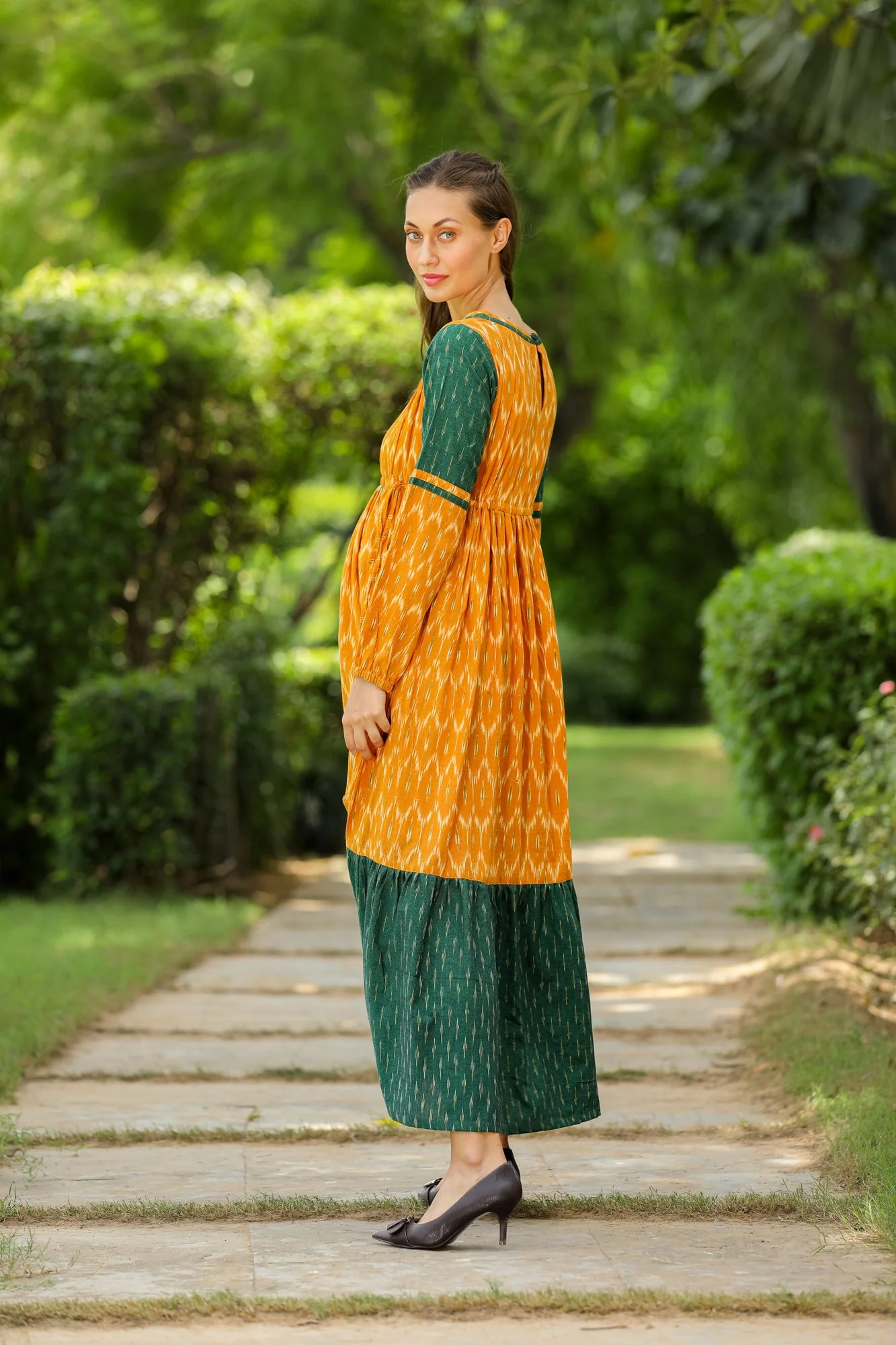 Forest Dawn Maternity & Nursing Dress - Chenance