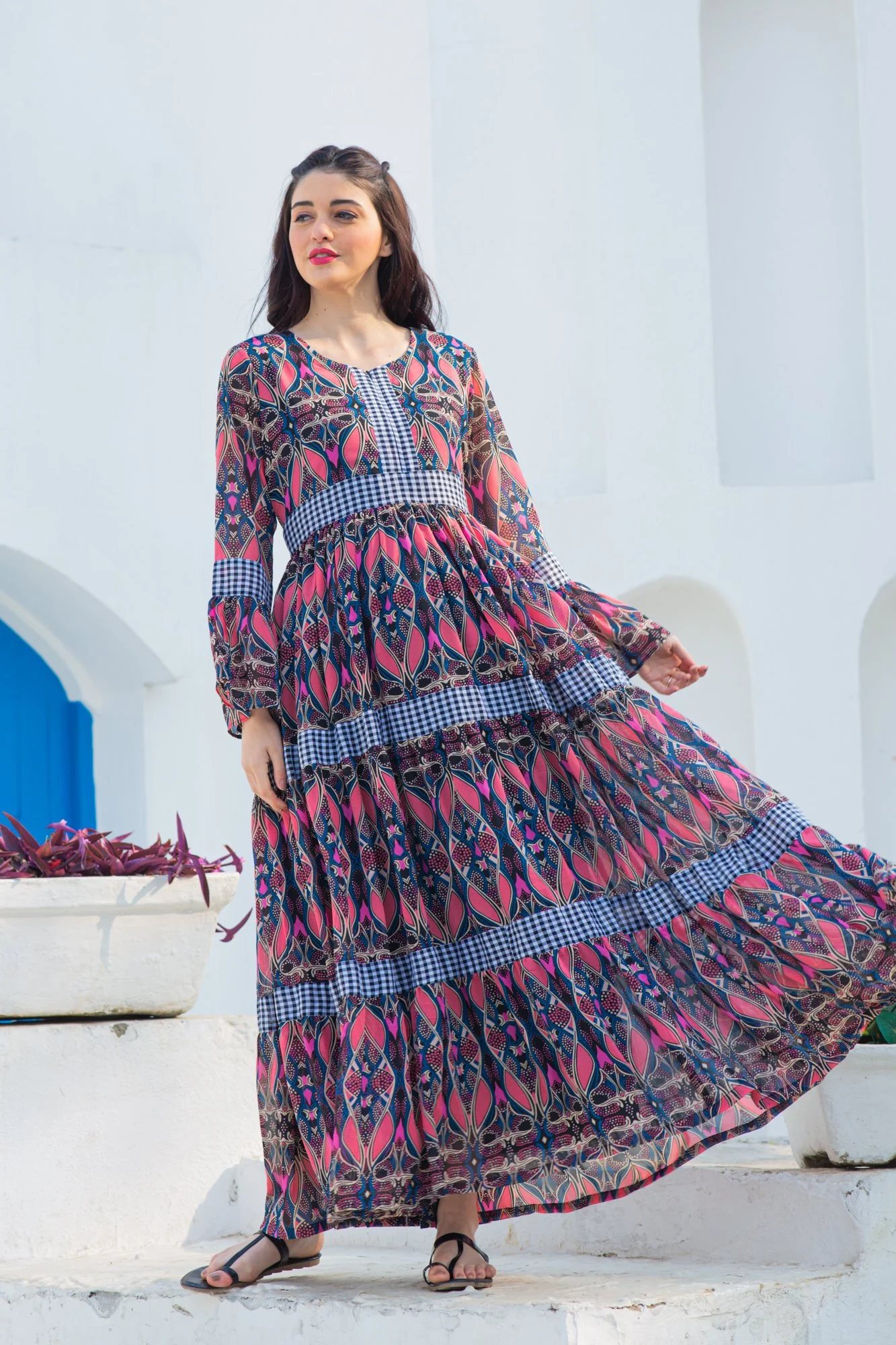 Taffy Noir Maternity & Nursing Dress - Chenance