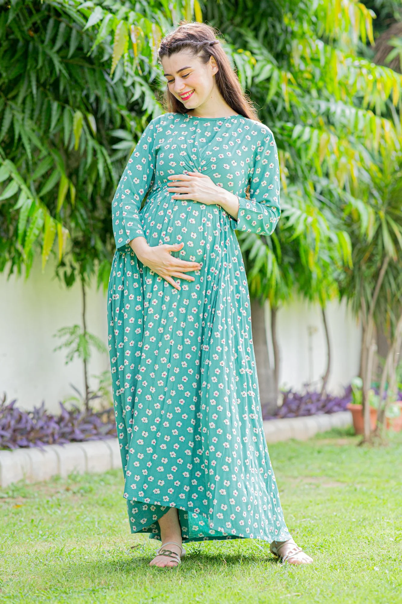 Merry Berry Maternity Knot Dress - Chenance