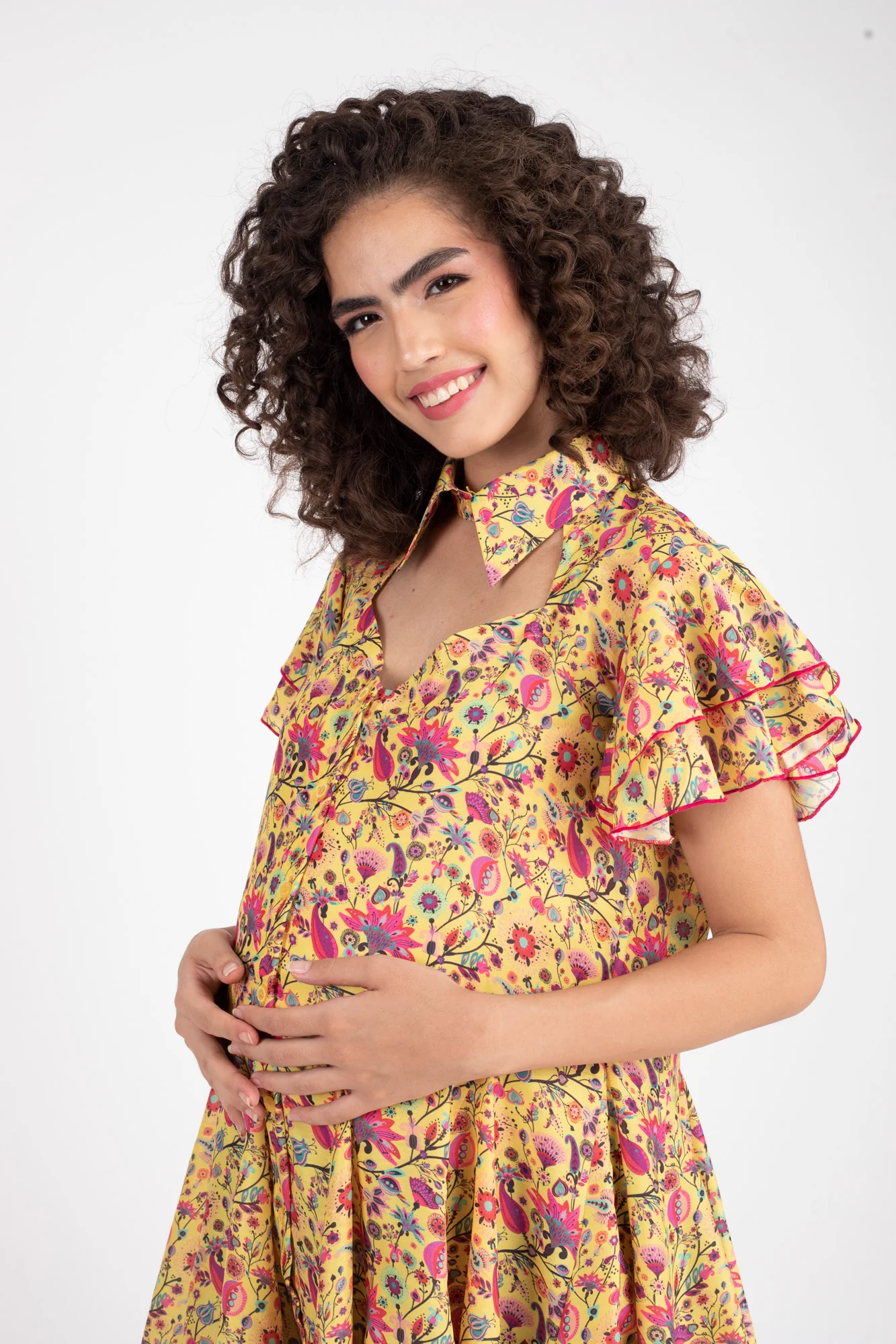 Sunny Blooming Maternity & Nursing Dress - Chenance