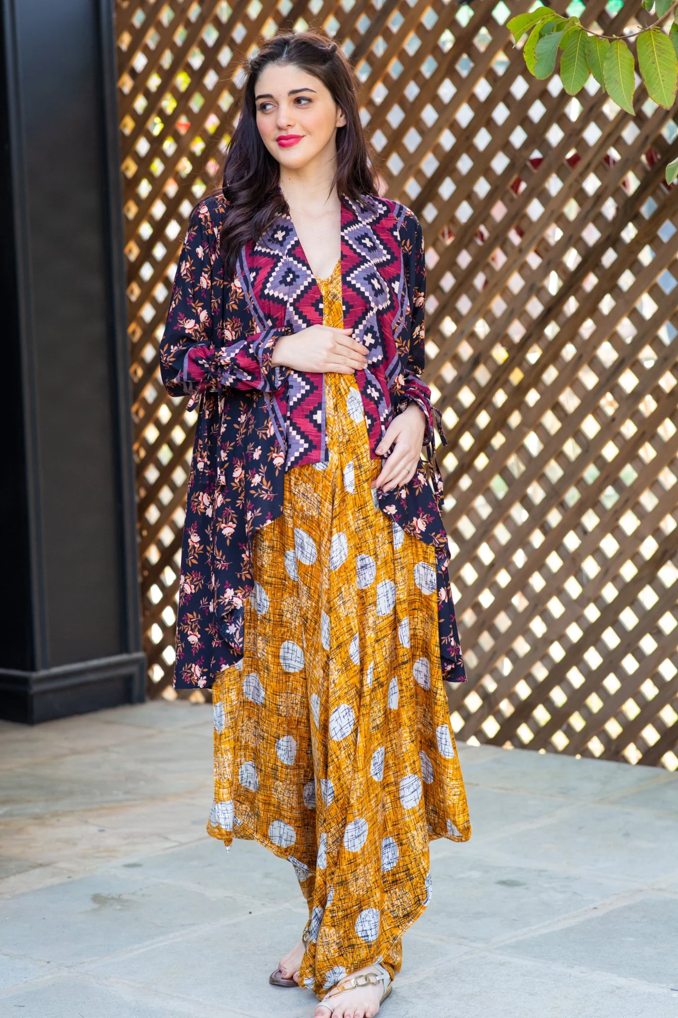 Set of 2 - Noir Cotton Maternity Jumpsuit with Cover Up - Chenance