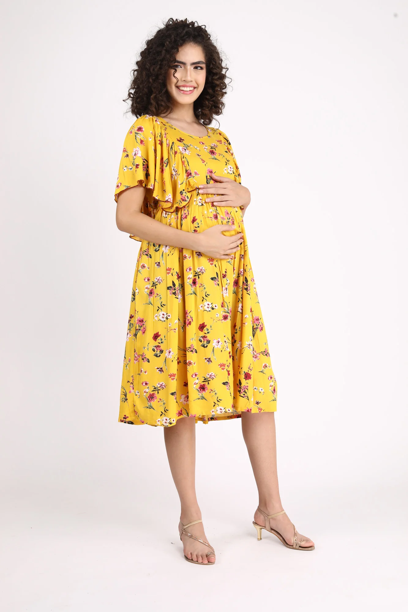 Miami Boho Maternity & Nursing Flap Dress - Chenance