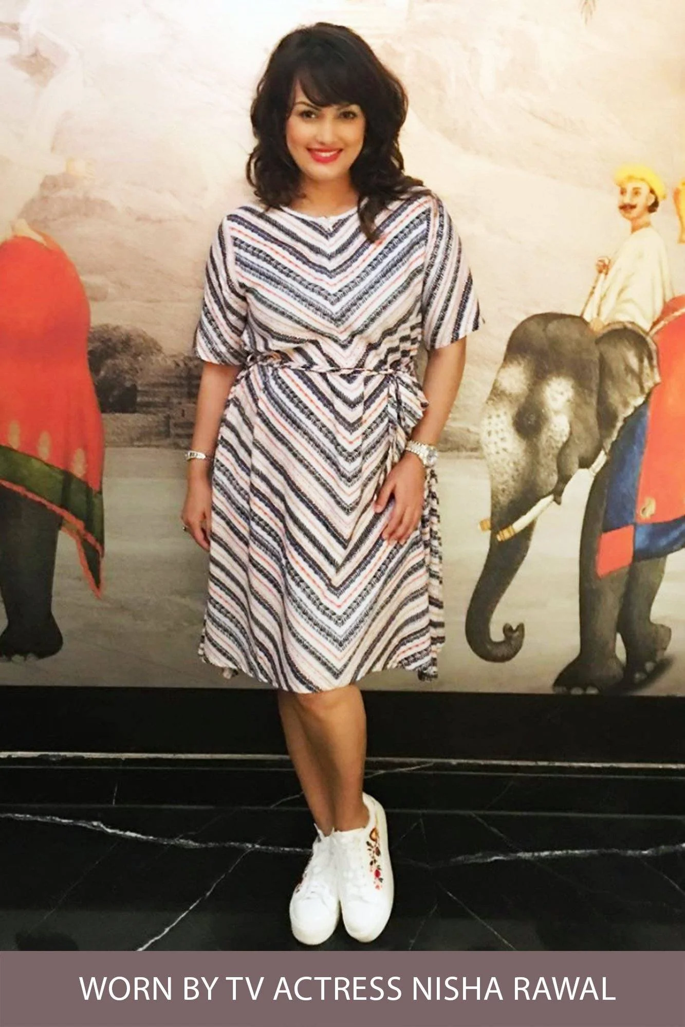 Fresh Stripe Vogue Front Zip Maternity & Nursing Dress - Chenance