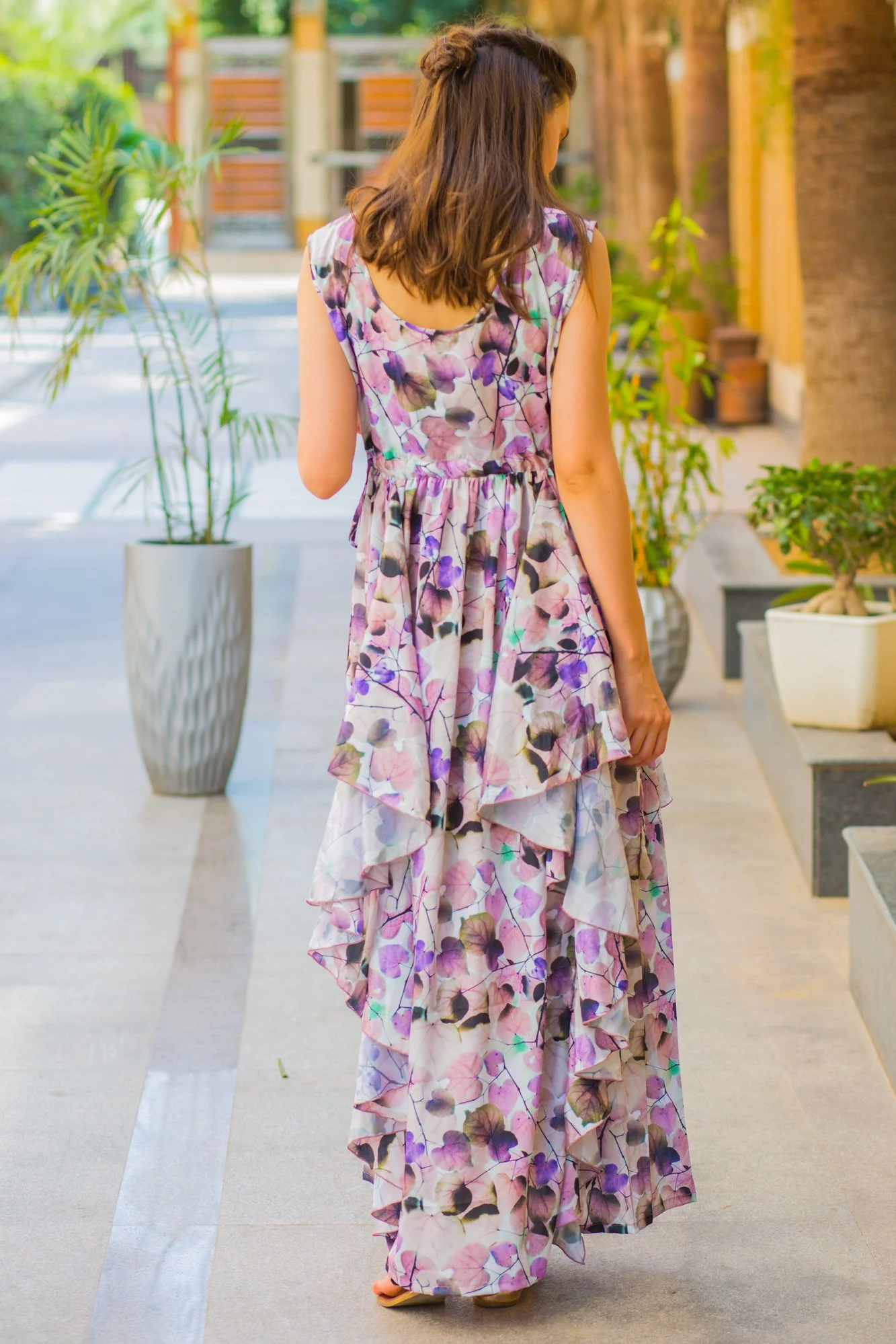 Luxe Lavender Maternity Flow Dress - Chenance