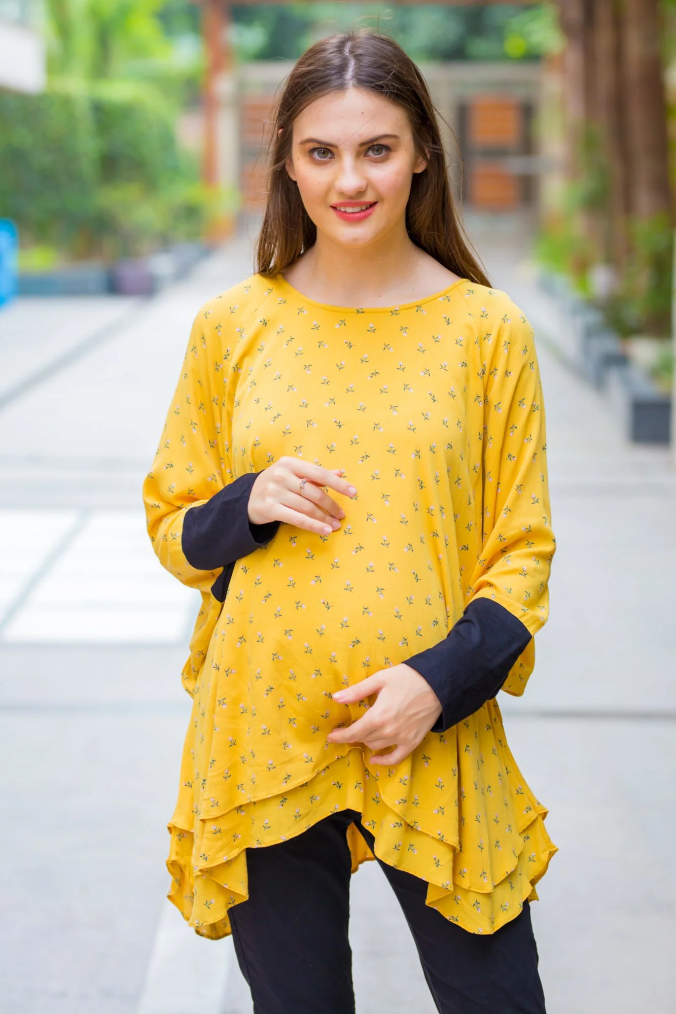 Sunshine Layered Maternity Top - Chenance