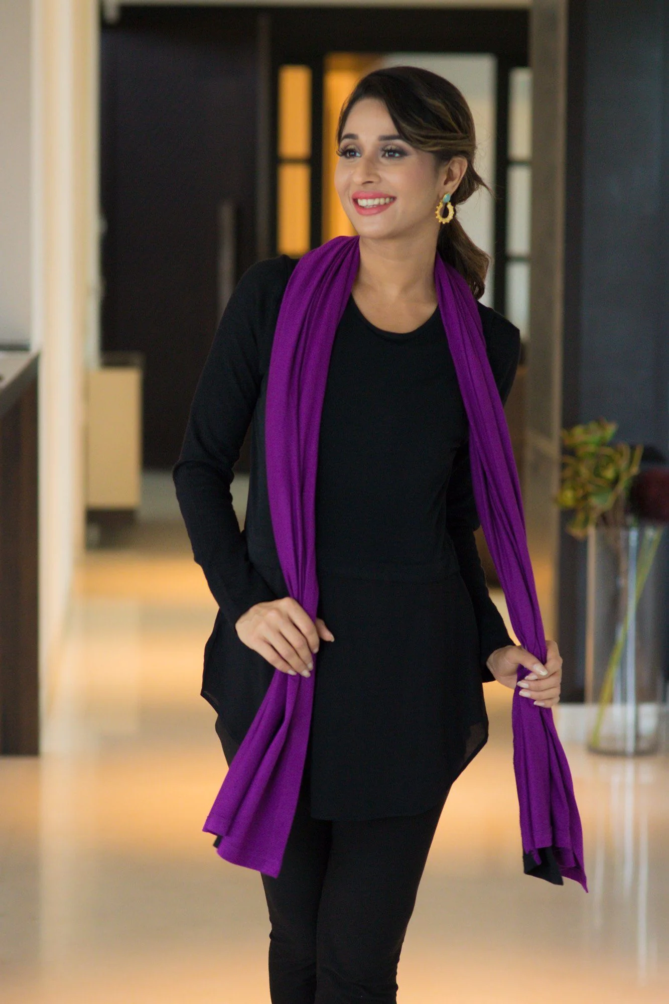 Raisin Purple Versatile Nursing Stole - Chenance