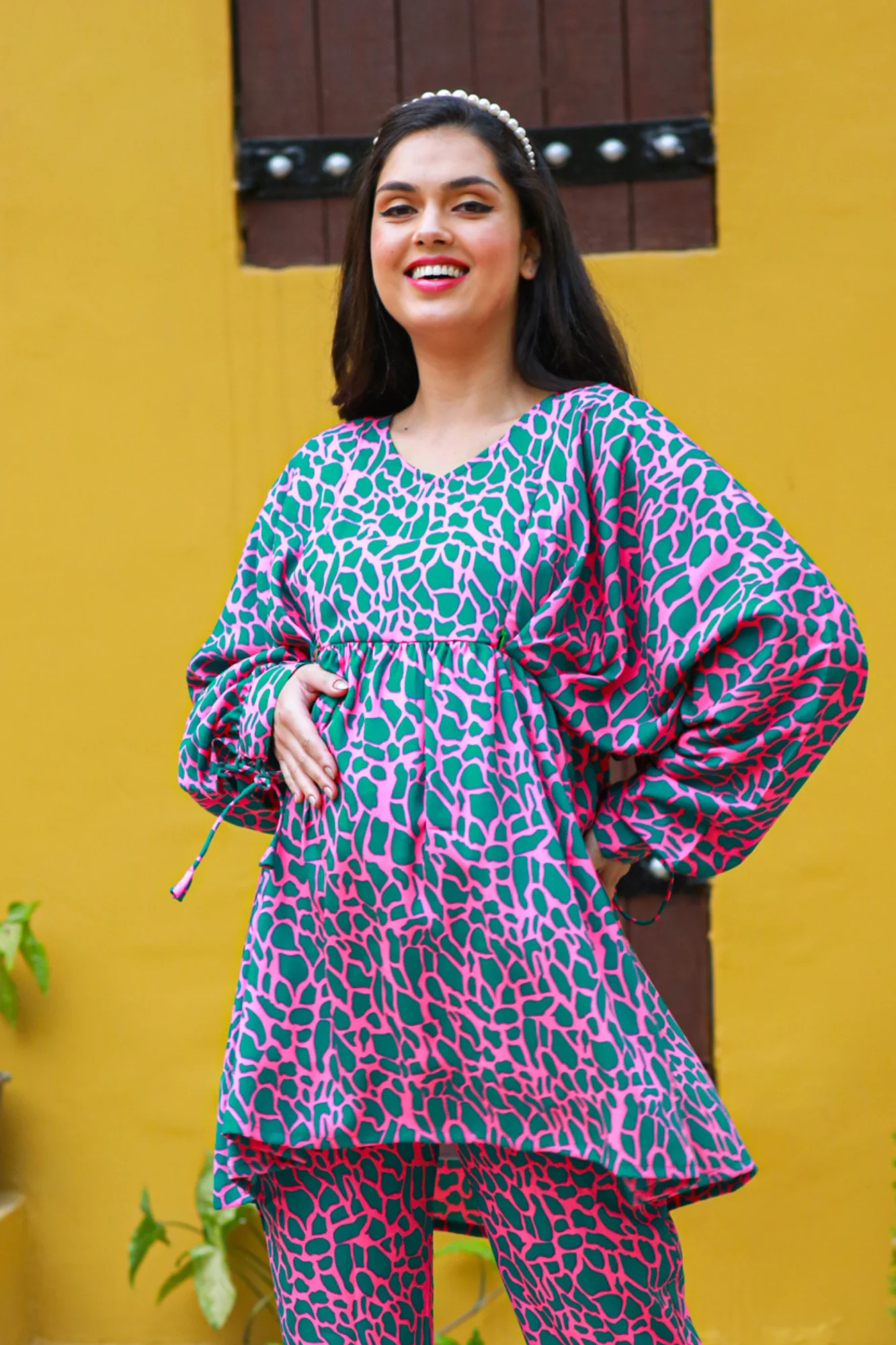 Luxe Paradise Blush Maternity & Nursing Top - Chenance