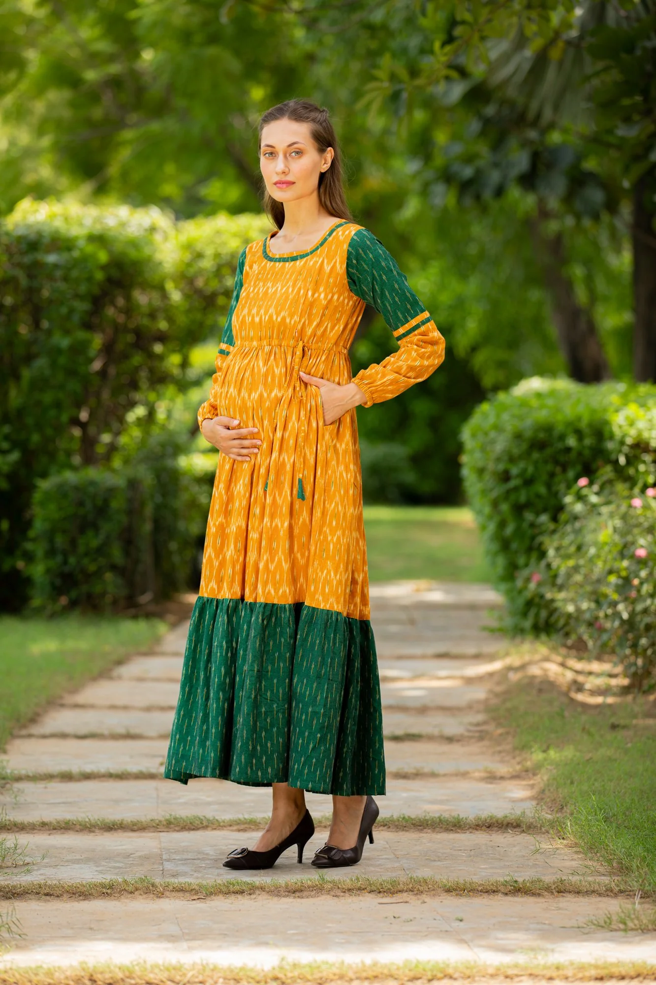 Forest Dawn Maternity & Nursing Dress - Chenance