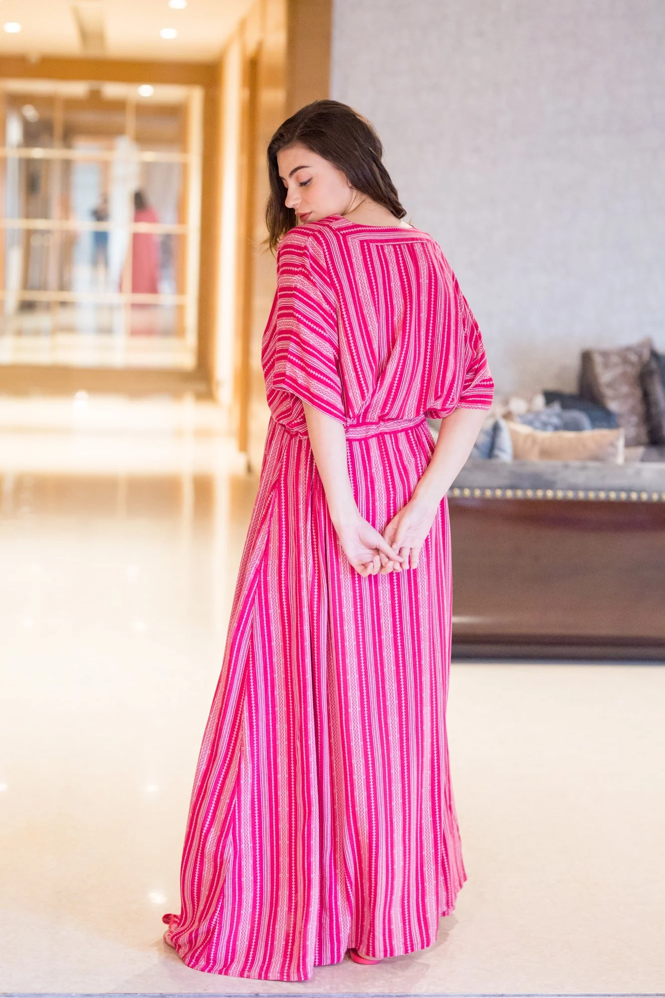 Ruby Kimono  Maternity & Nursing Dress / Delivery Gown/ Night Dress - Chenance