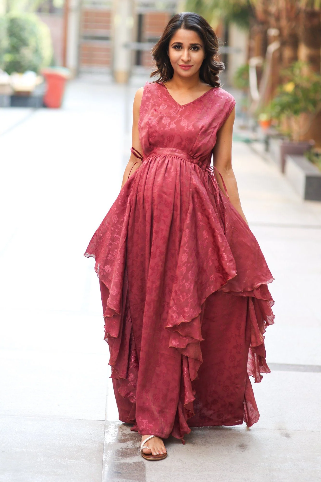 Auburn Embellished Luxe Maternity Dress - Chenance