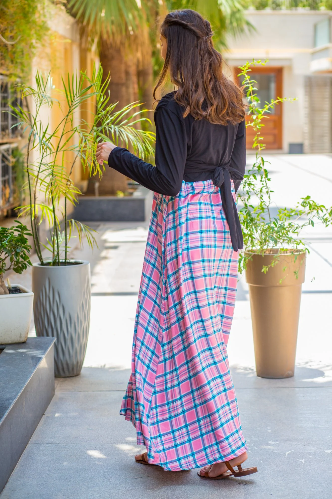 Pink Rouge Maternity & Nursing Wrap Dress - Chenance