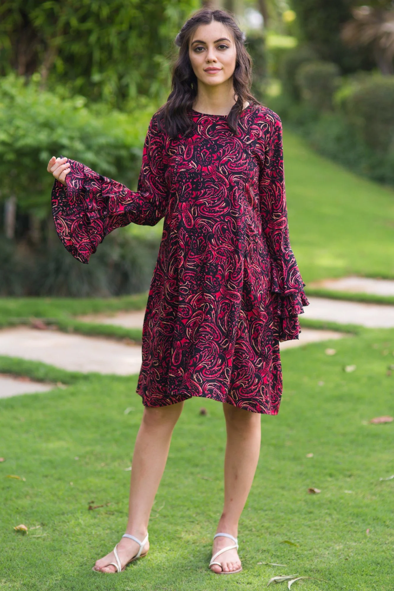 Raspberry Maze Maternity & Nursing Kurta Dress - Chenance