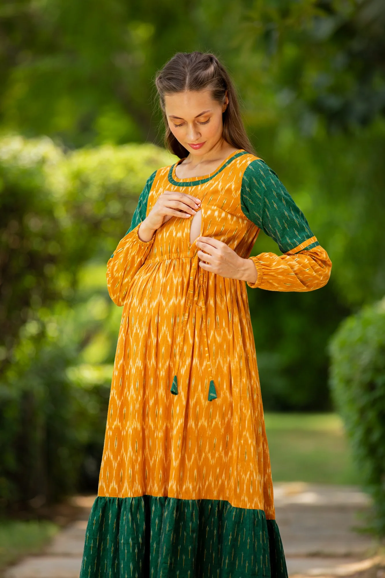 Forest Dawn Maternity & Nursing Dress - Chenance