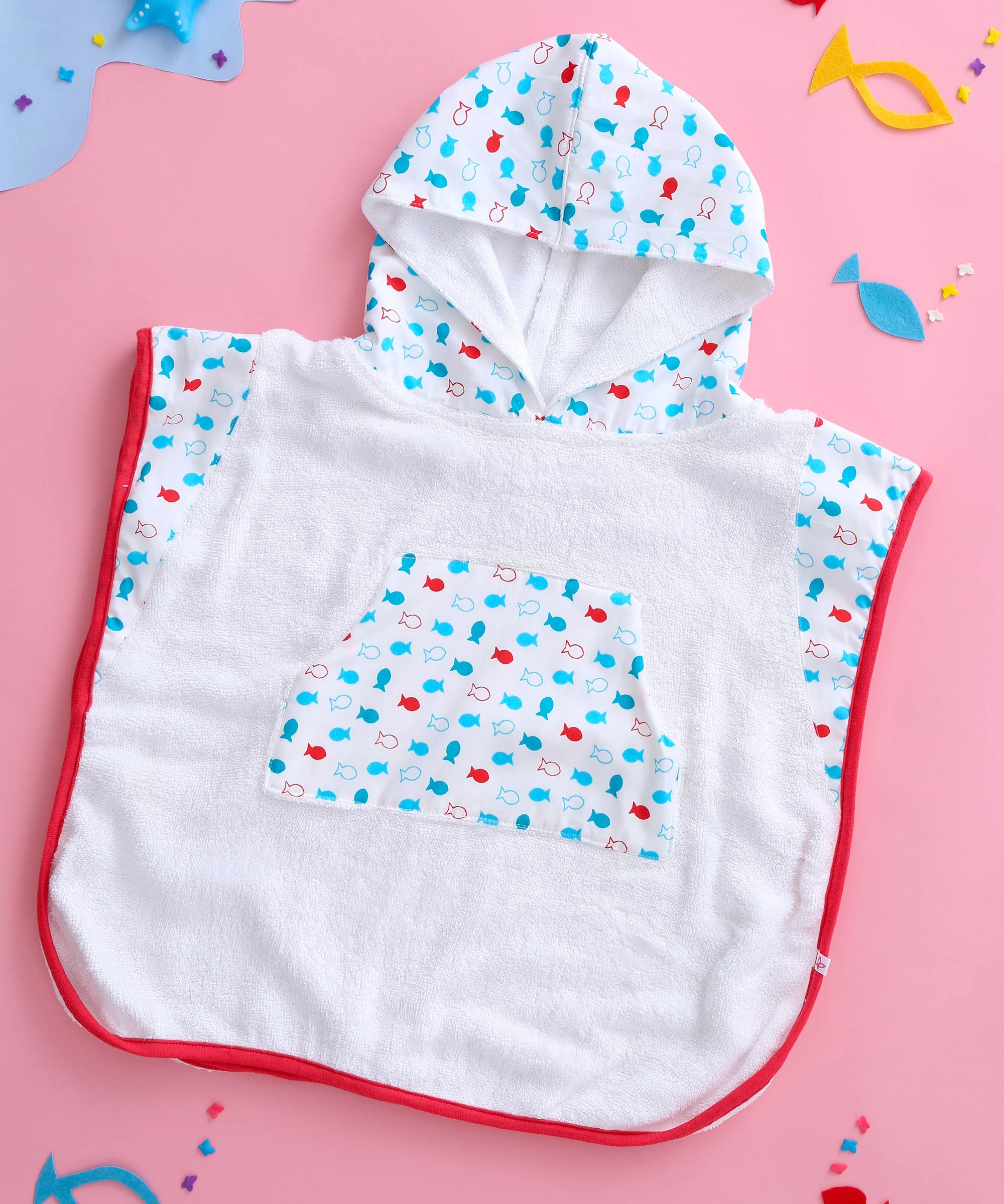 Fishy Pop - Hooded Poncho - Chenance