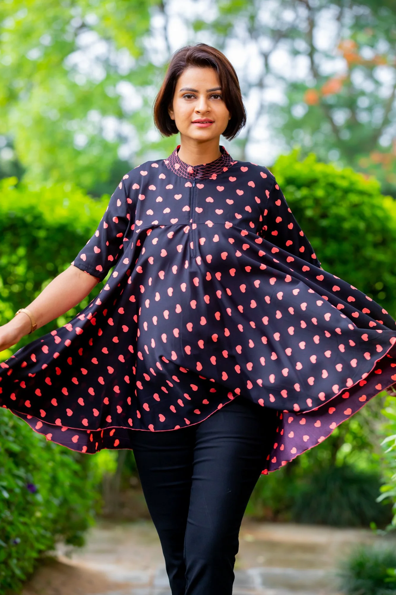 All Hearts Maternity & Nursing Flair Top - Chenance