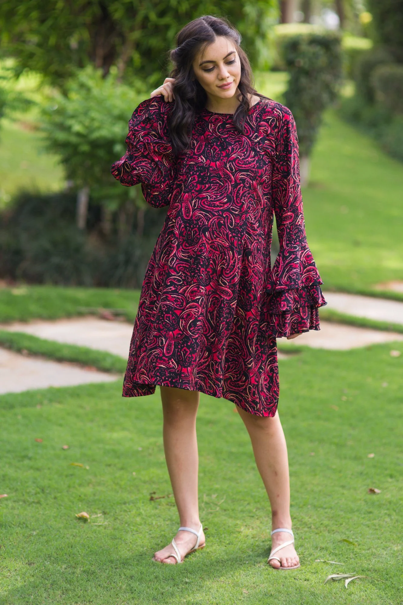 Raspberry Maze Maternity & Nursing Kurta Dress - Chenance