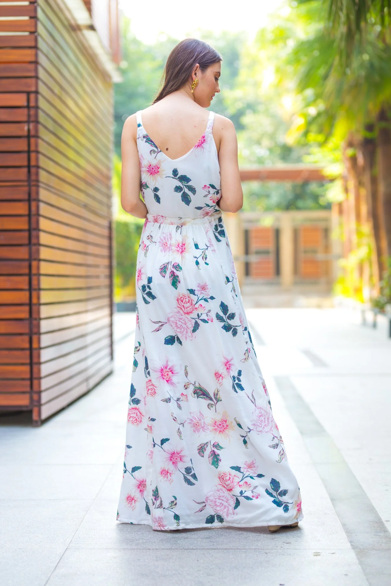 Calming White Maternity & Nursing Dress - Chenance