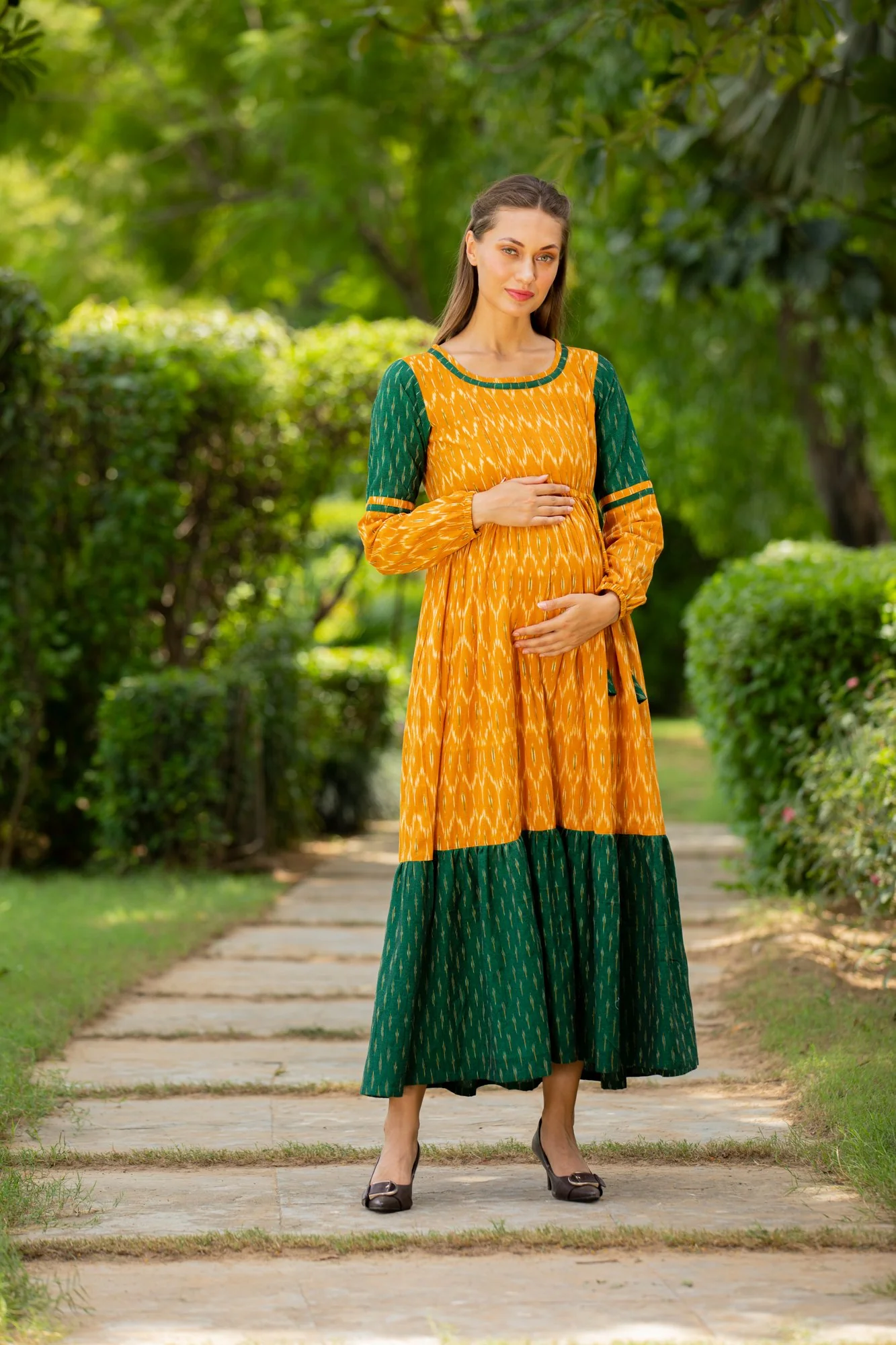 Forest Dawn Maternity & Nursing Dress - Chenance