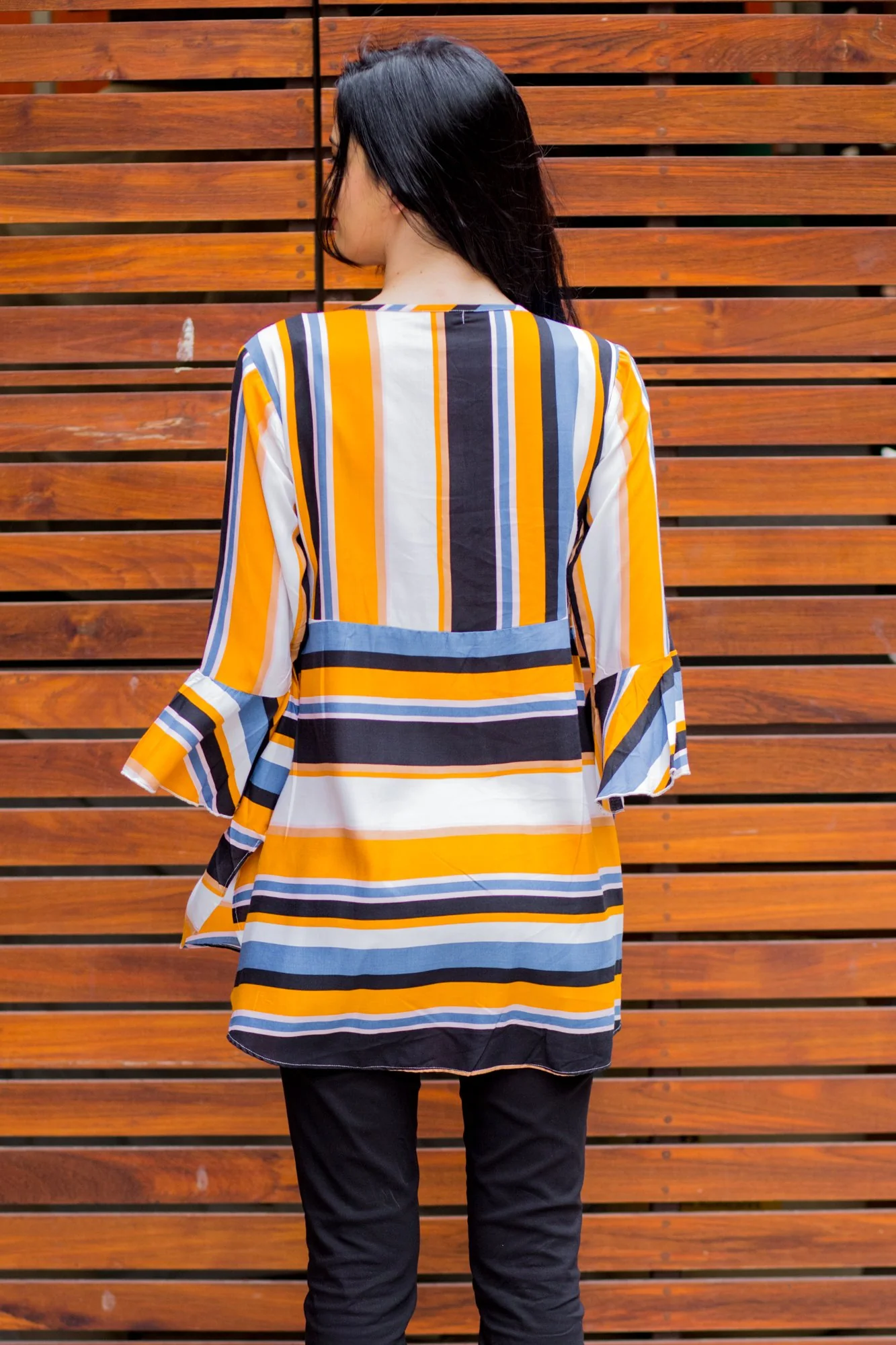 Multi Striped Nursing Top - Chenance