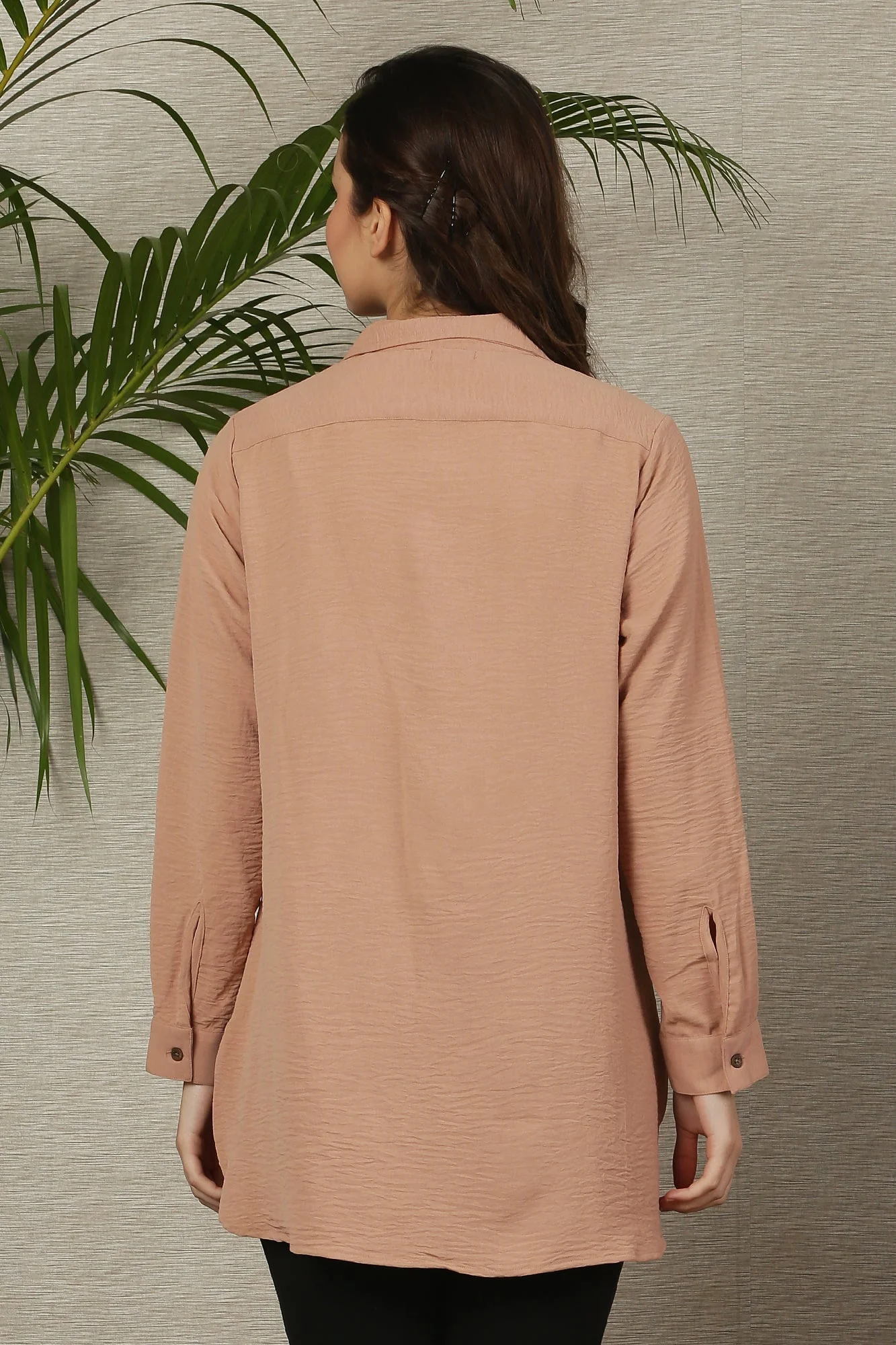 Pleasing Sand Maternity & Nursing Shirt - Chenance