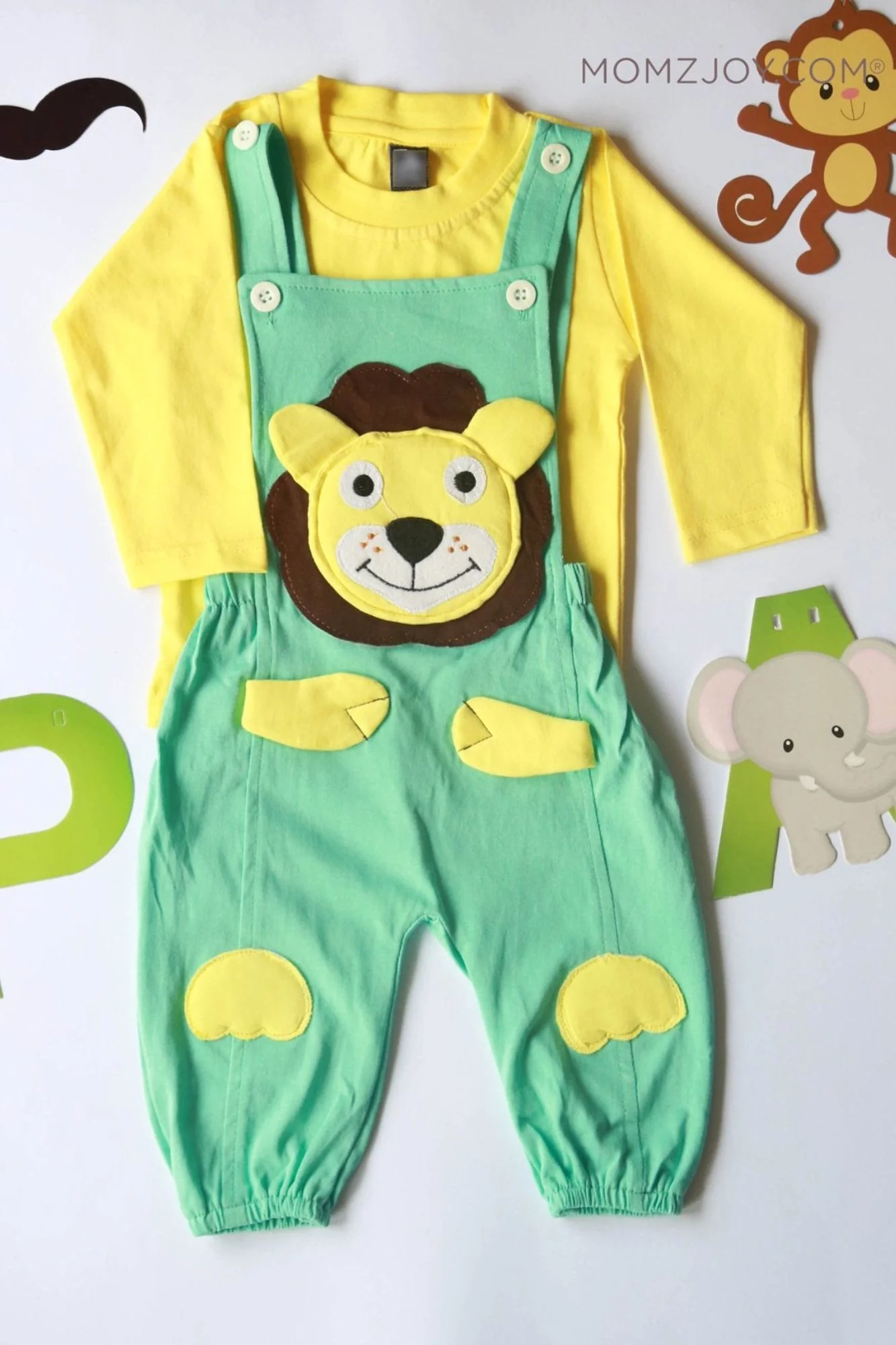 Yellow Baby African Safari Set (0-18m) - Chenance