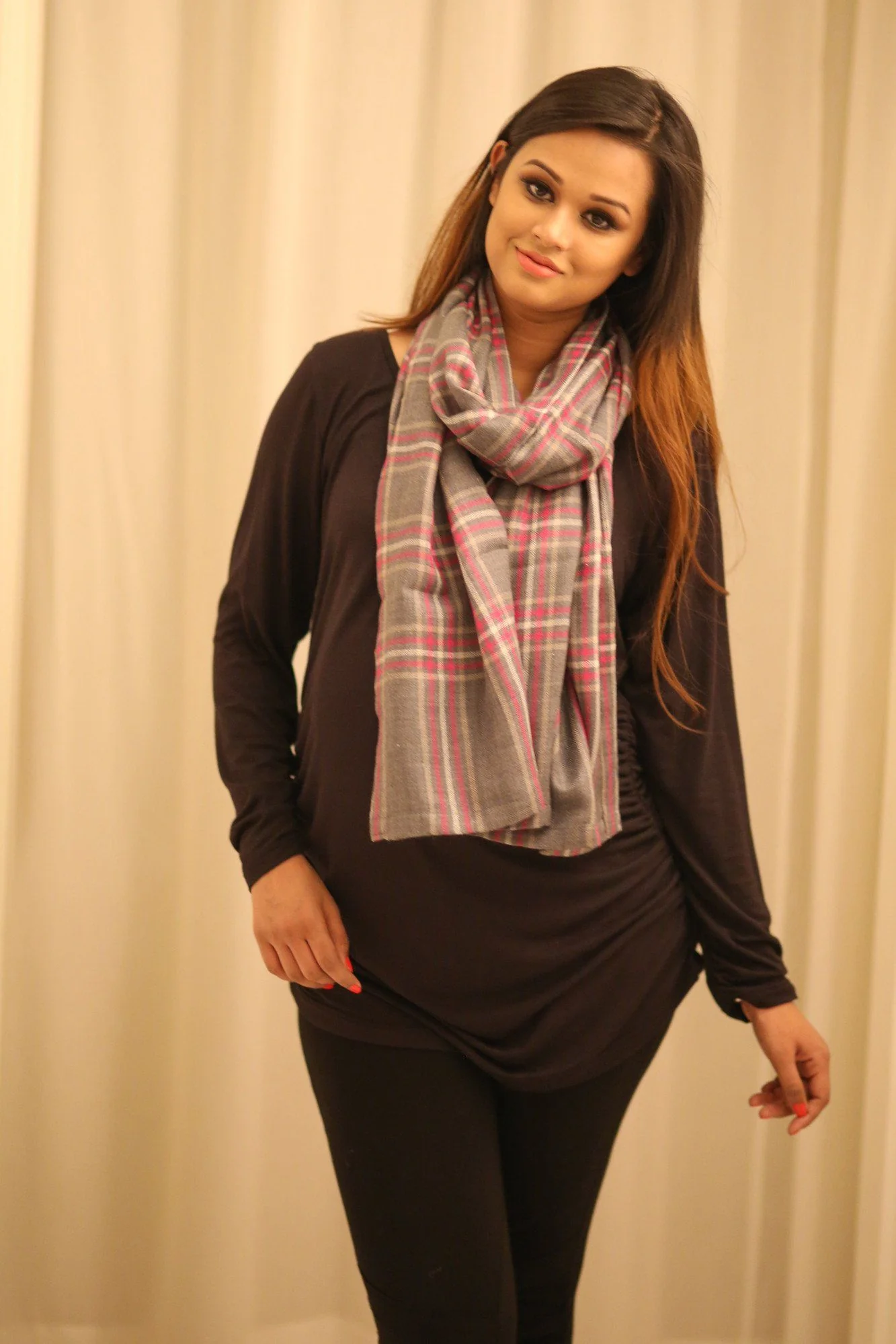 Luxe Diamond Weave Silk Wool Nursing Stole - Chenance