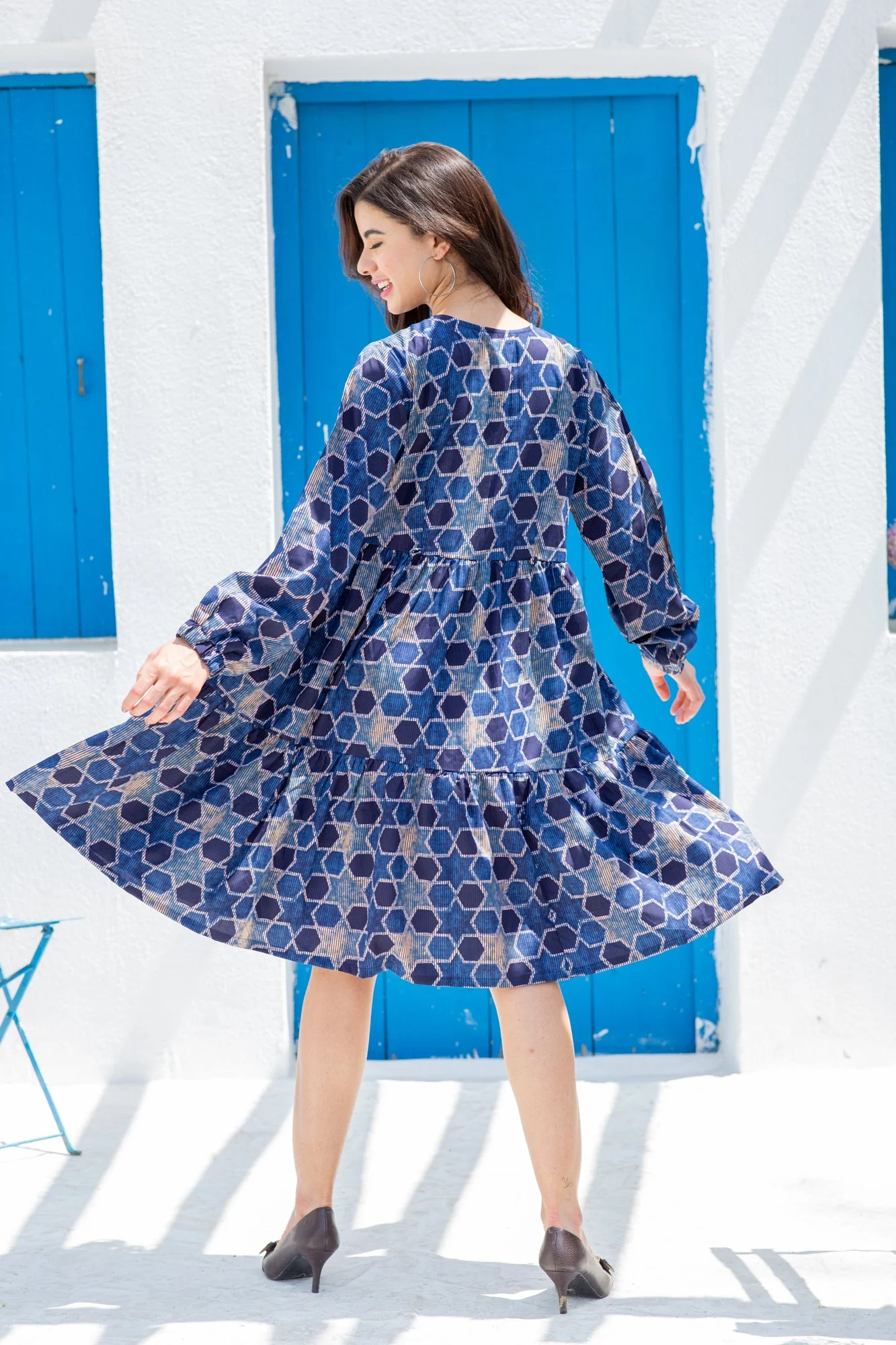 Boho Vibe Maternity & Nursing Knee Dress - Chenance