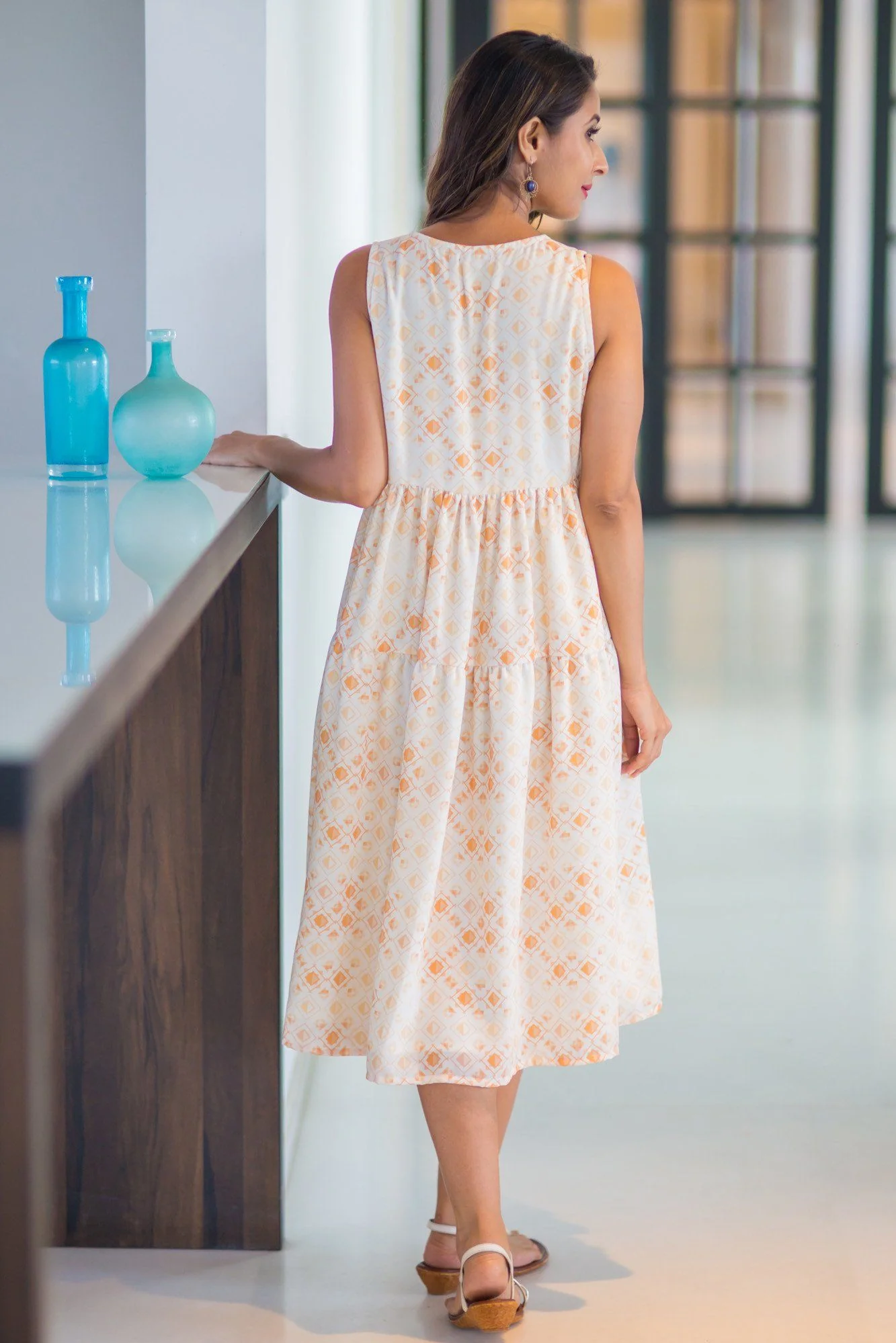 Marigold Layered Maternity & Nursing Dress - Chenance