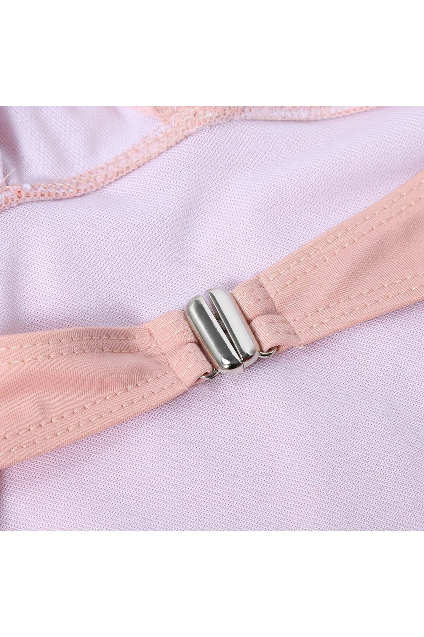 Peachy Ruffled Halter Maternity Swimwear - Chenance