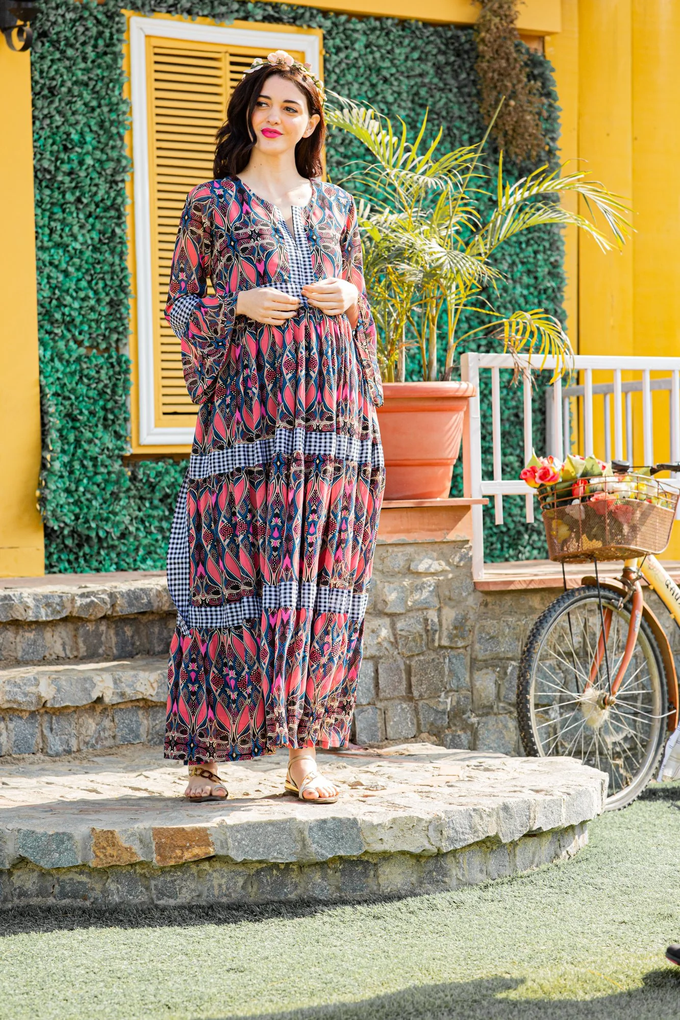 Taffy Noir Maternity & Nursing Dress - Chenance