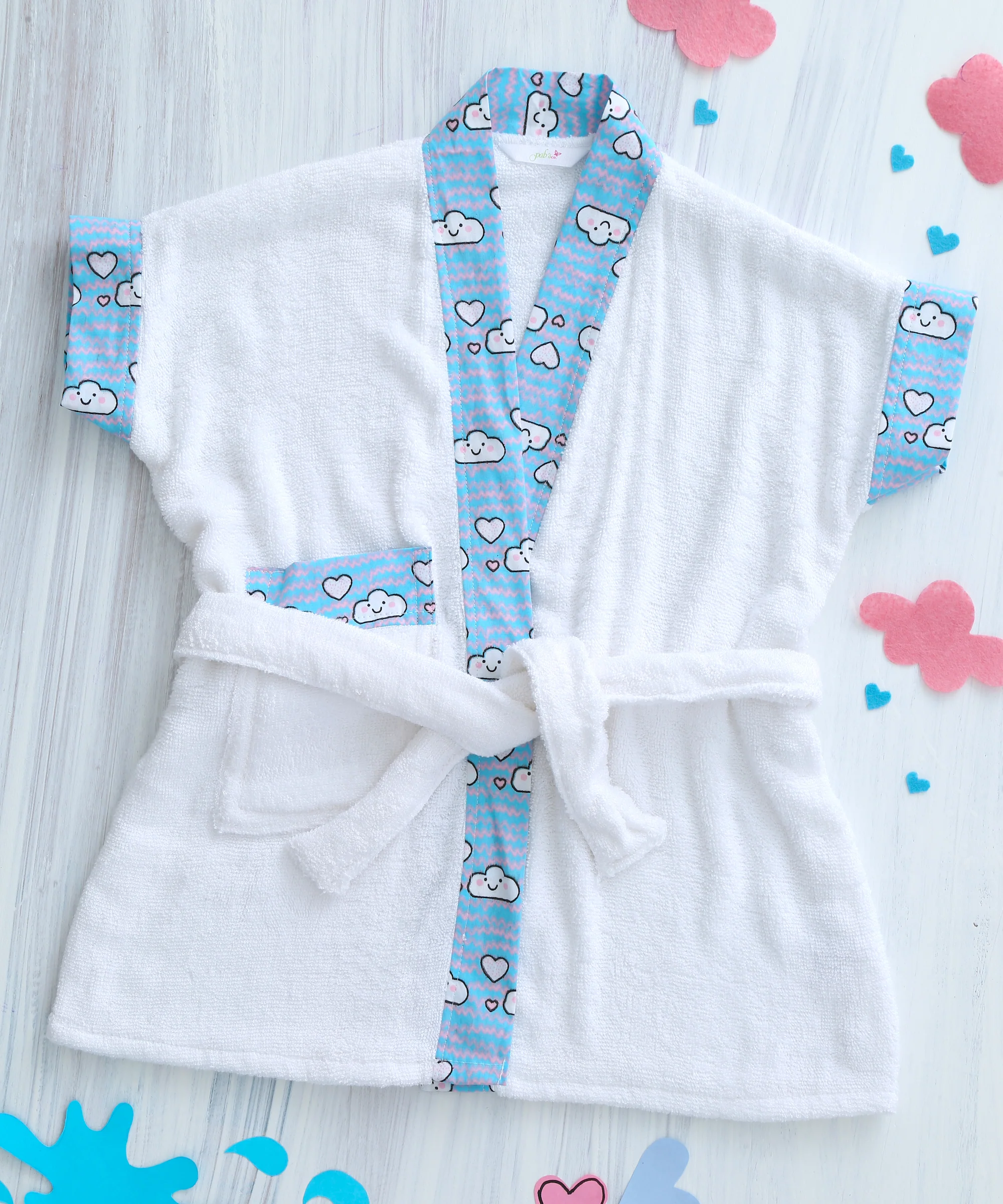 Cloudy Day - Bathrobe Kit (Set of 2) - Chenance