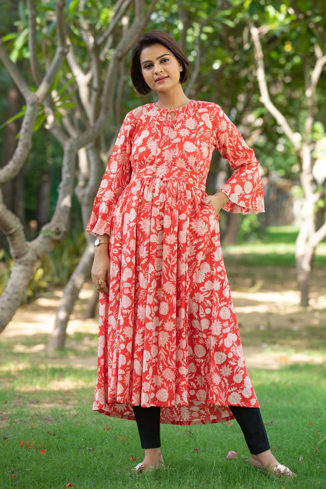 Dancing Ruby Maternity & Nursing Kurta Dress - Chenance