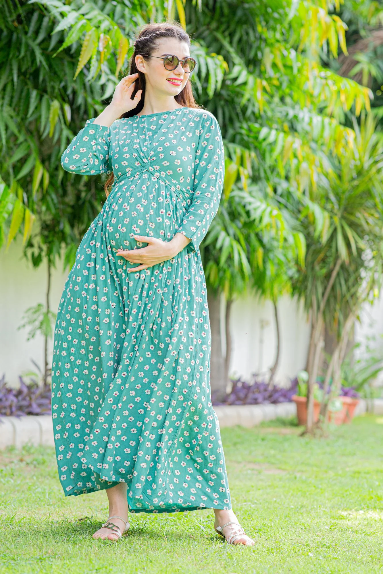 Merry Berry Maternity Knot Dress - Chenance