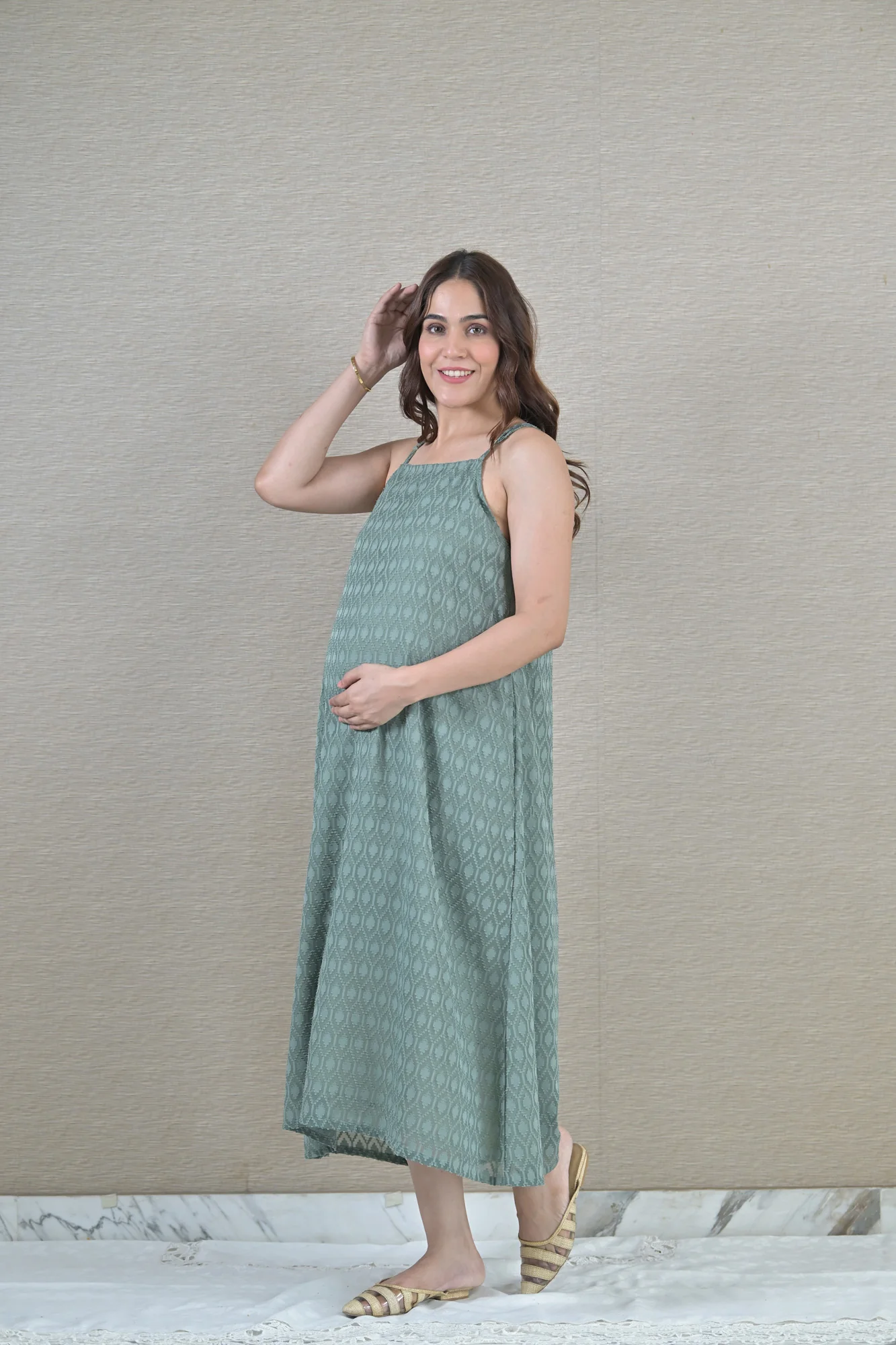 Breezy Floral Maternity Dress - Chenance