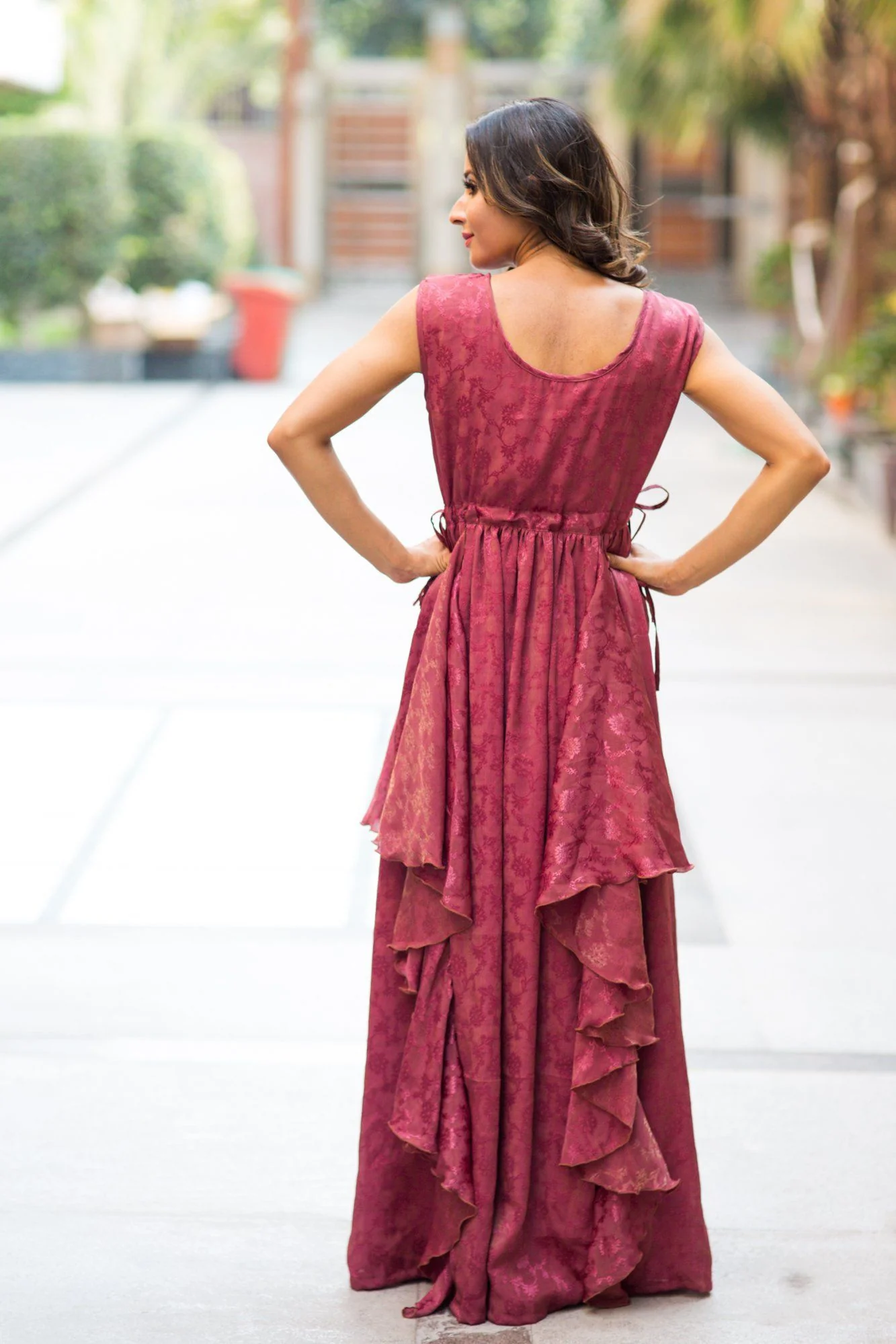 Auburn Embellished Luxe Maternity Dress - Chenance