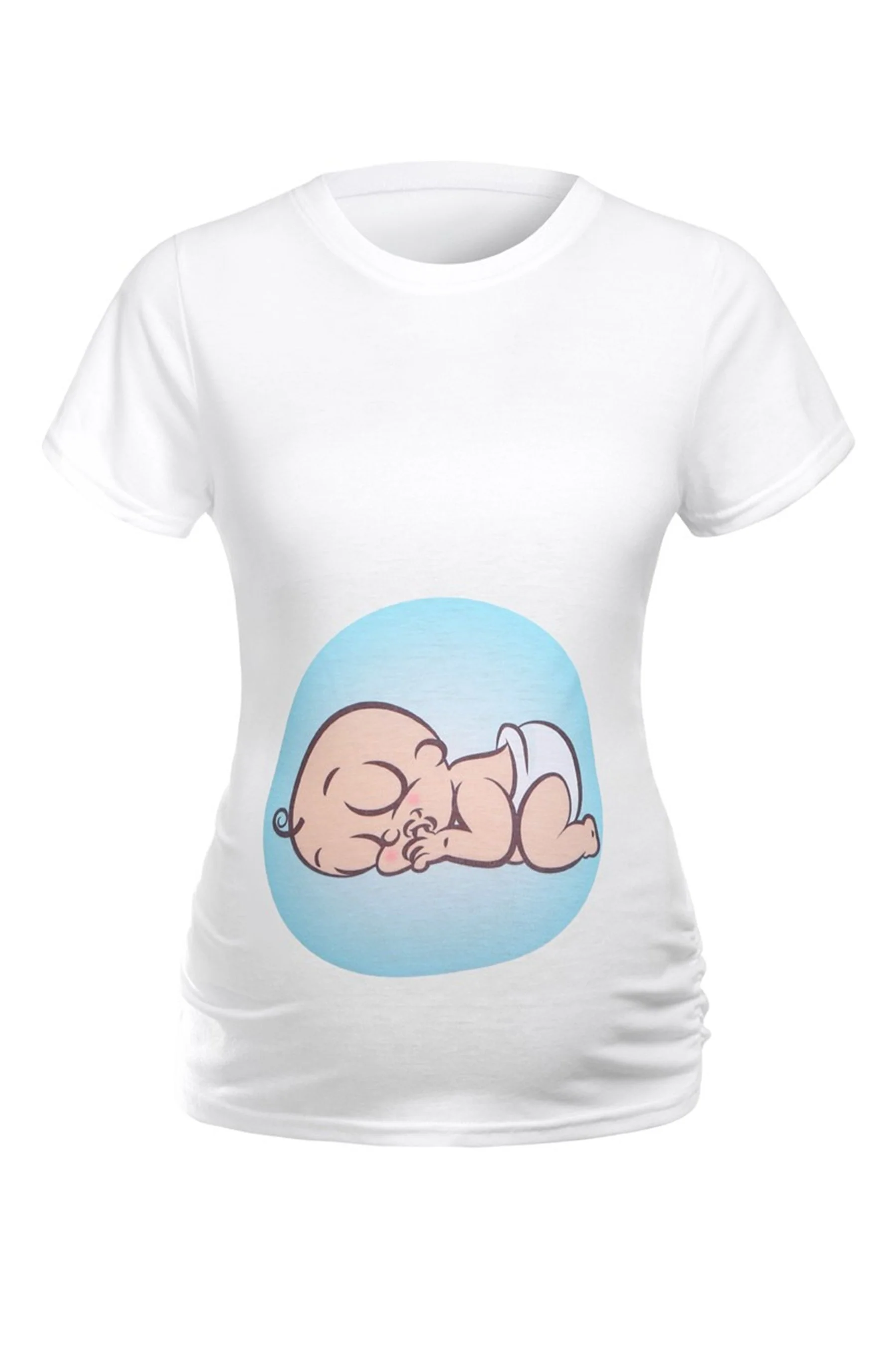 Cute Blue Baby Maternity Tee/T-shirt - Chenance